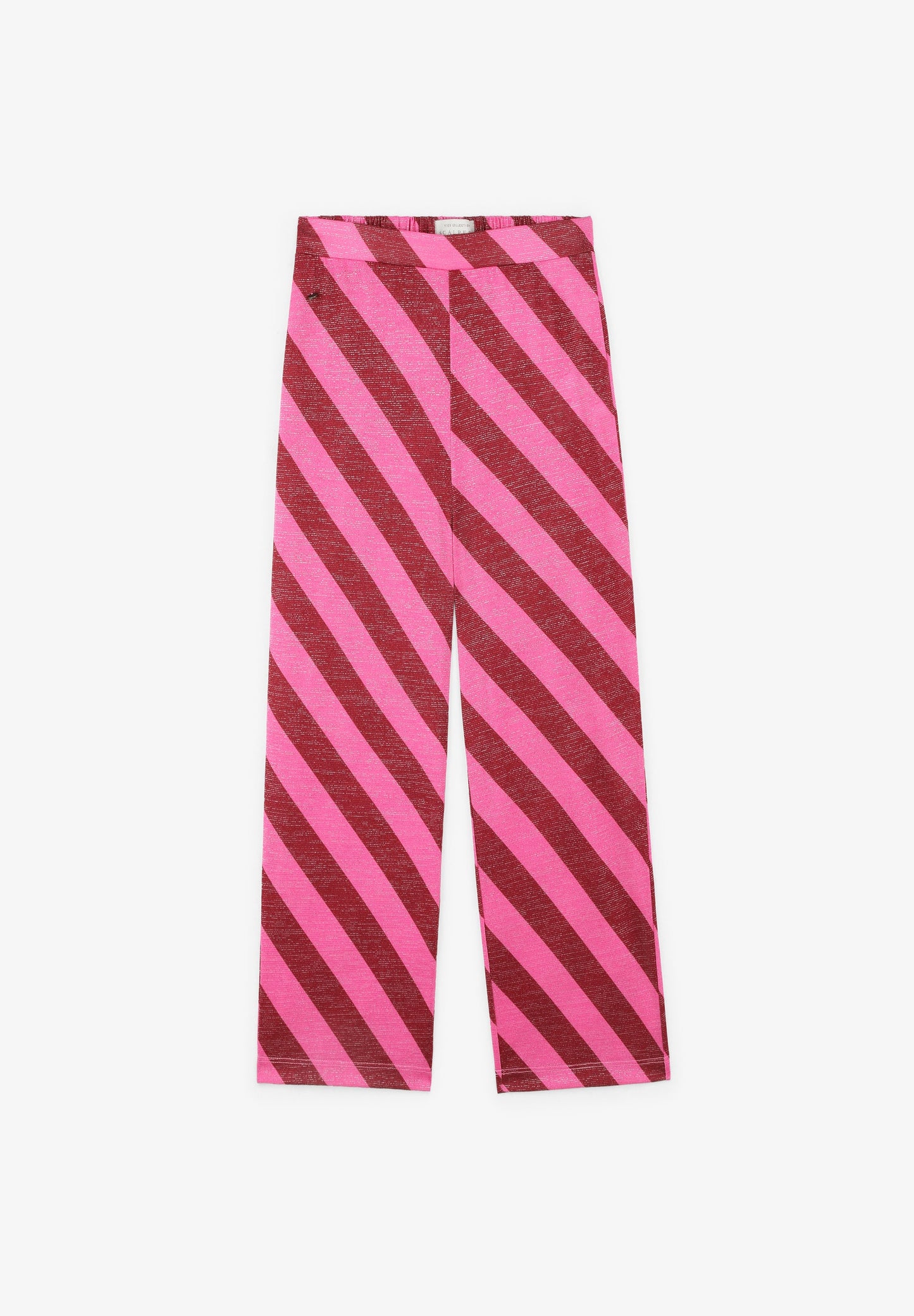 STRIPED LUREX TROUSERS