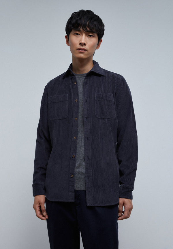 CORDUROY OVERSHIRT WITH POCKETS