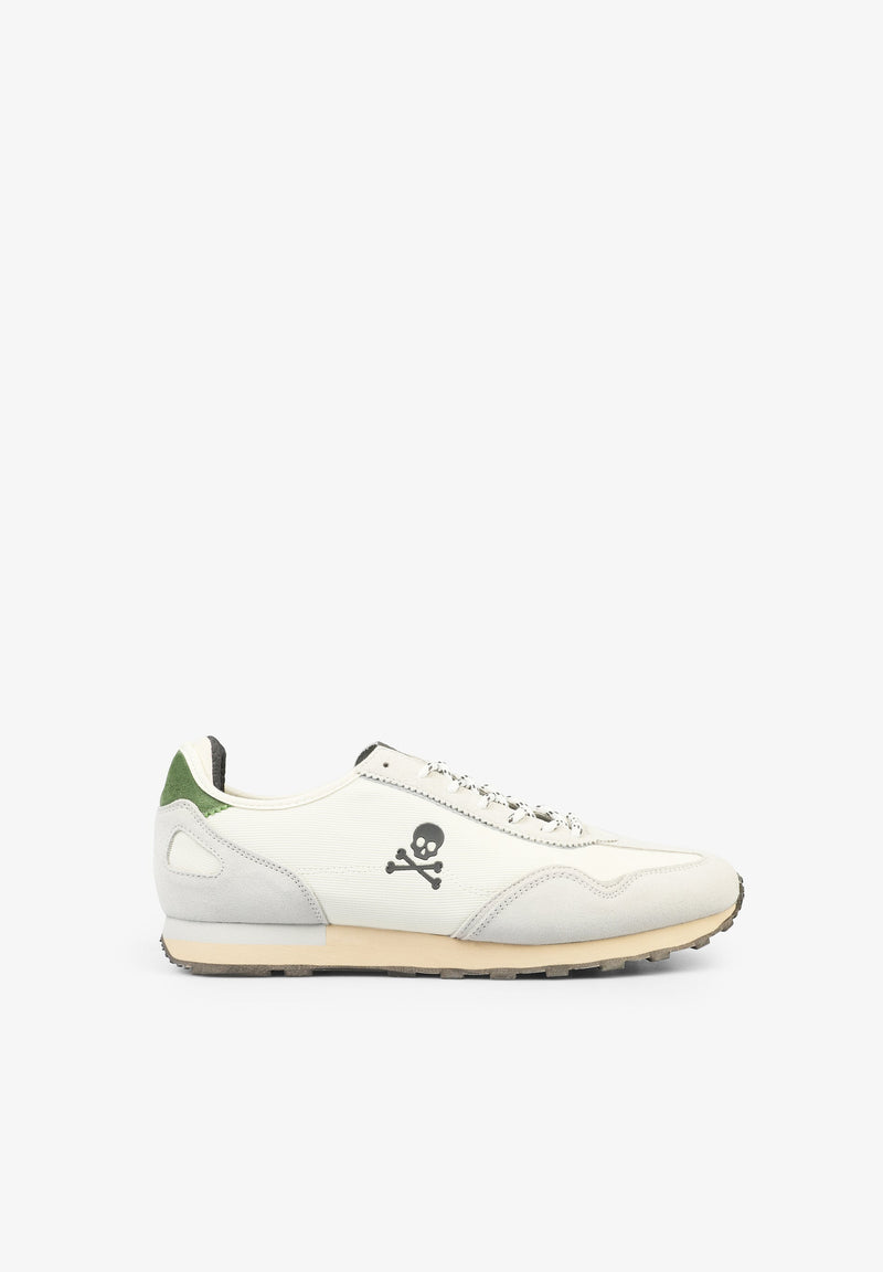 SUEDE SNEAKERS WITH SKULL