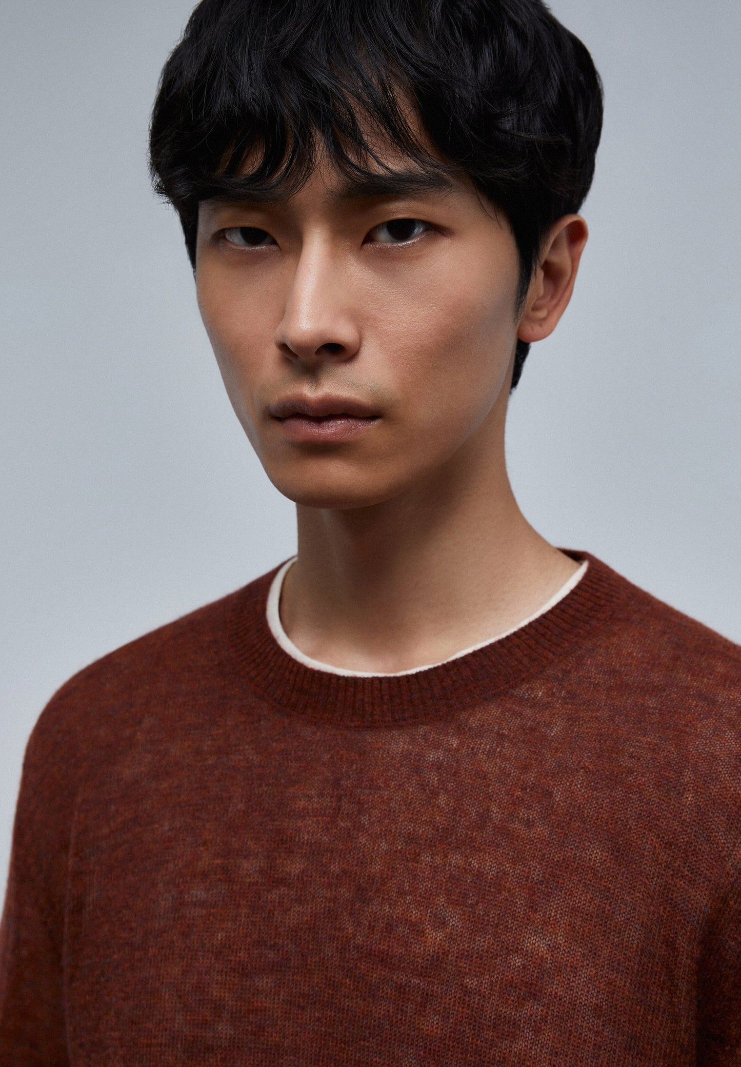 HEATHER KNIT SWEATER