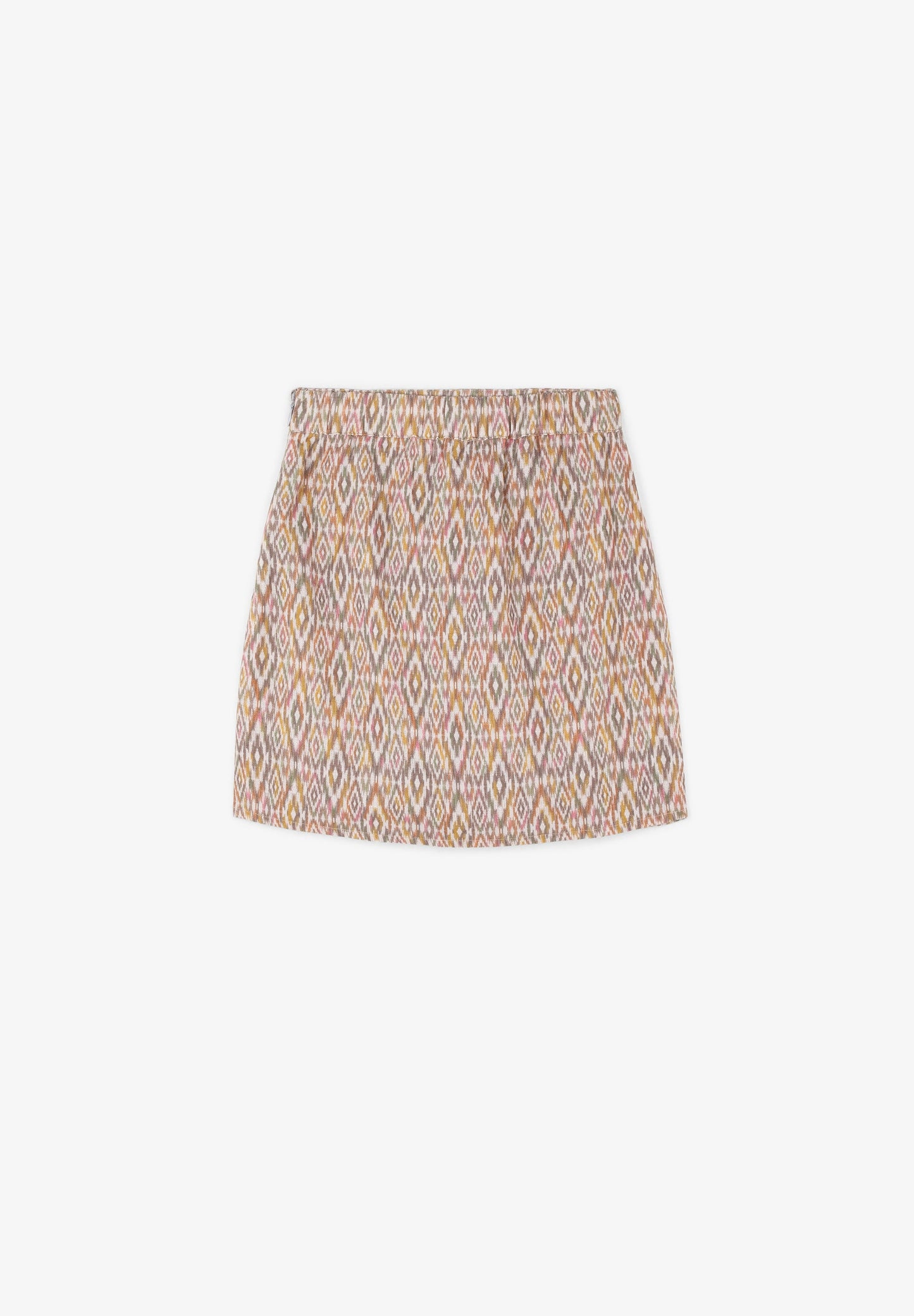 ETHNIC PRINT MINI SKIRT