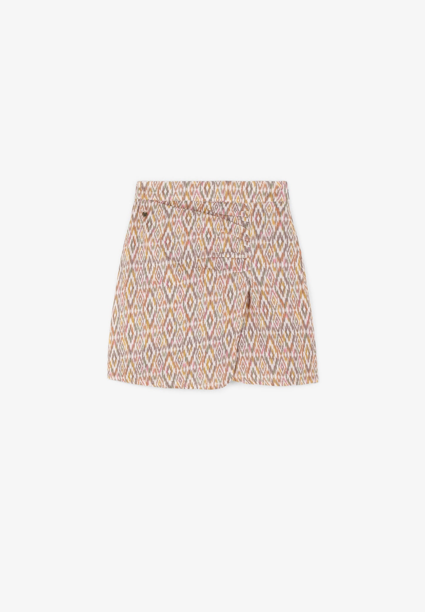 ETHNIC PRINT MINI SKIRT