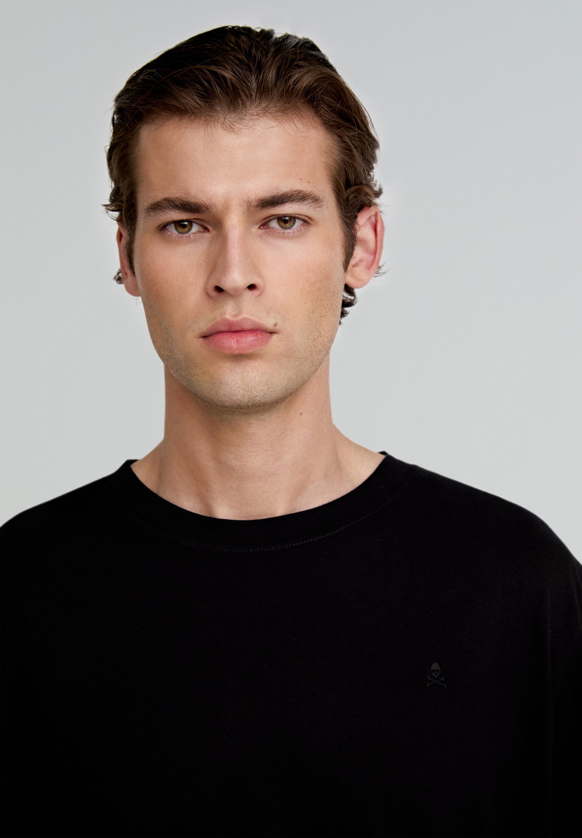 RELAXED FIT SKULL BASIC T-SHIRT