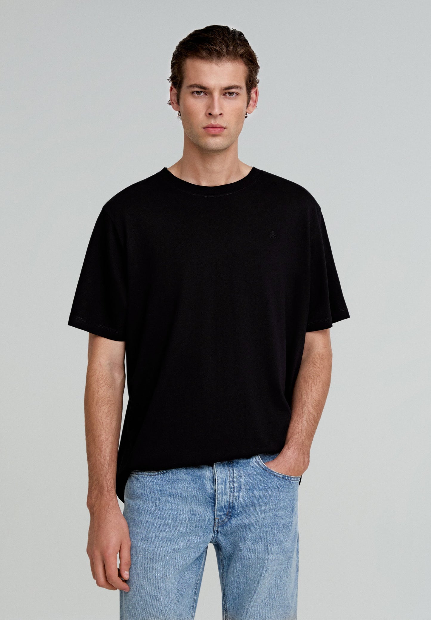 SCNOS SKULL RELAXED TEE