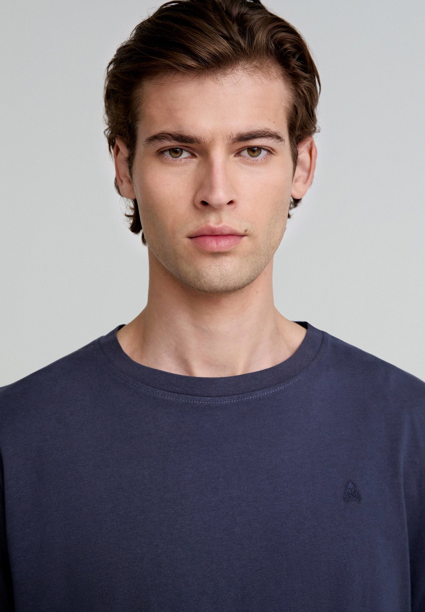 RELAXED FIT SKULL BASIC T-SHIRT
