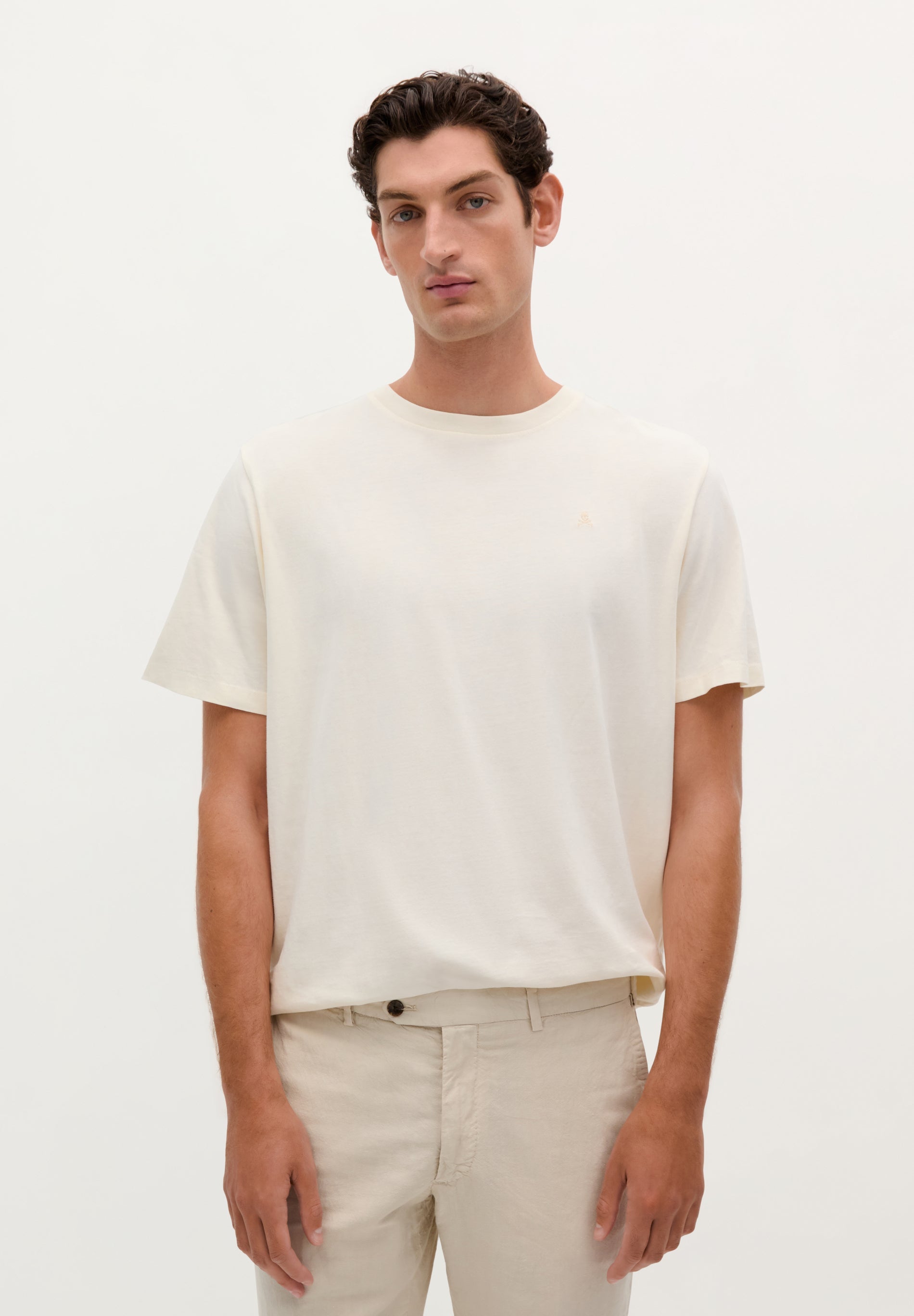 RELAXED FIT SKULL BASIC T-SHIRT