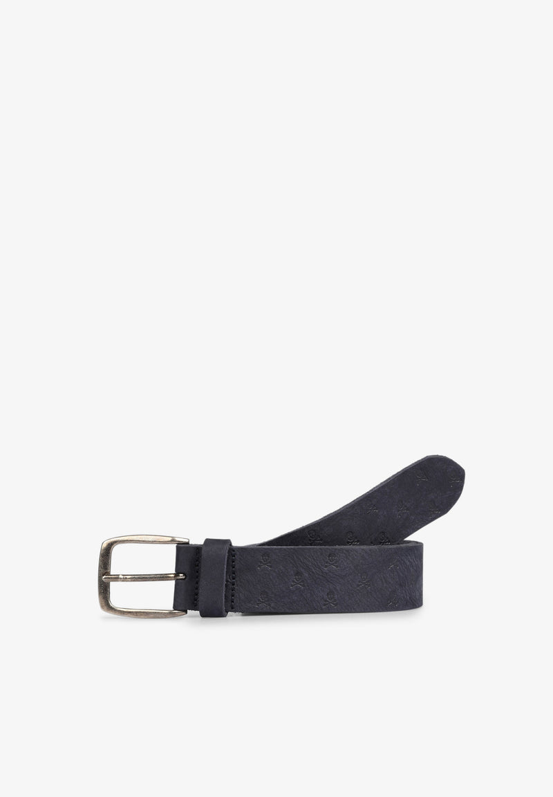 SOFT BELT WITH SKULL ALL-OVER-PRINT