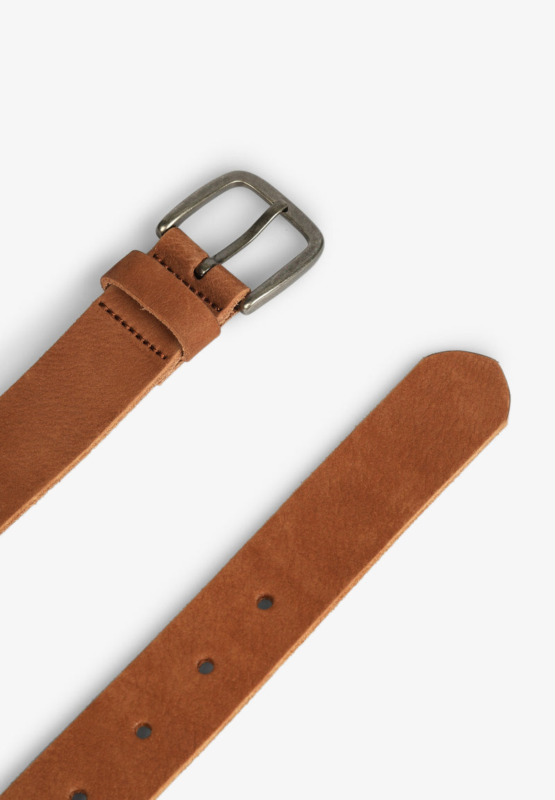 SOFT LEATHER BELT WITH SKULL