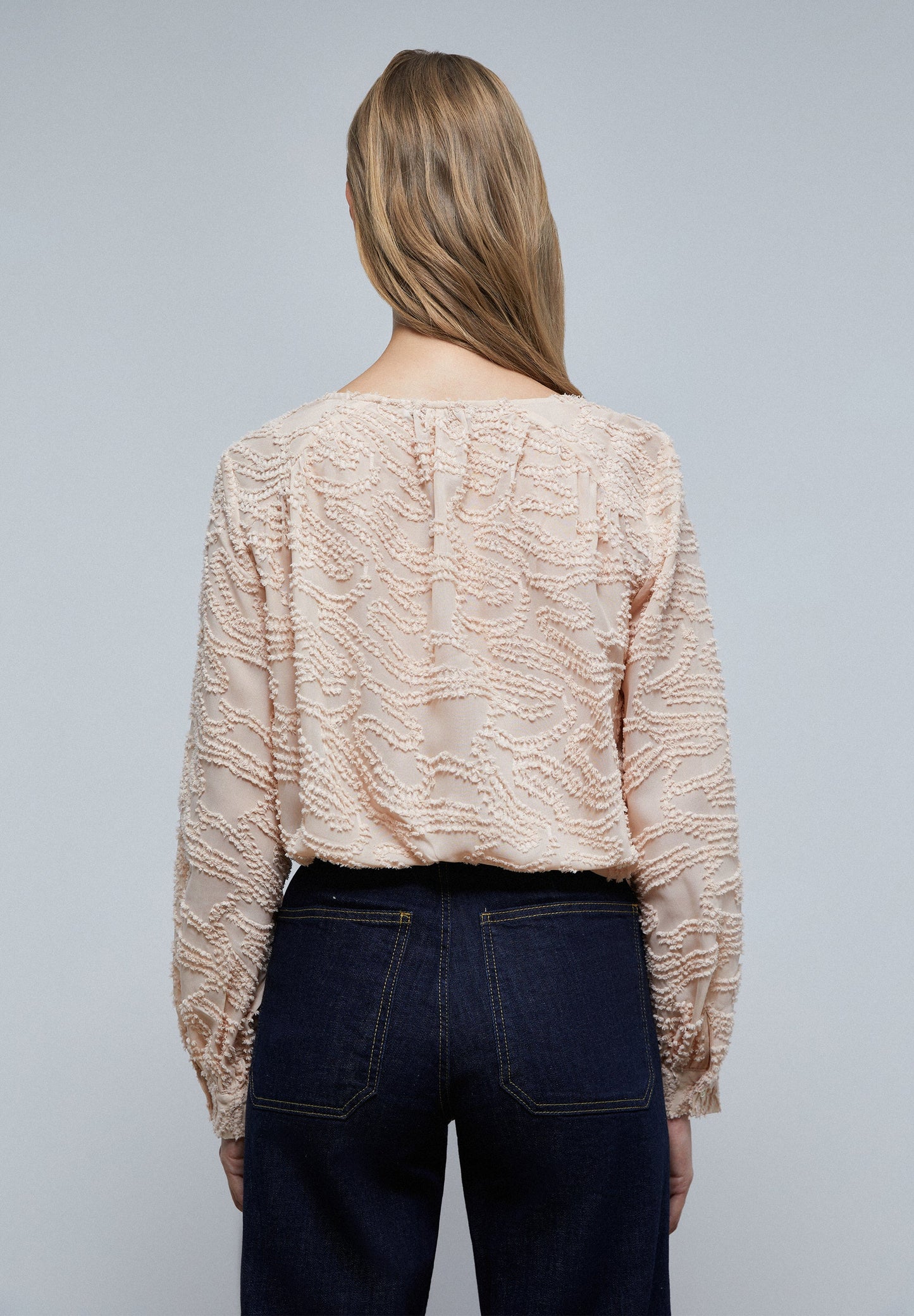 JACQUARD BLOUSE
