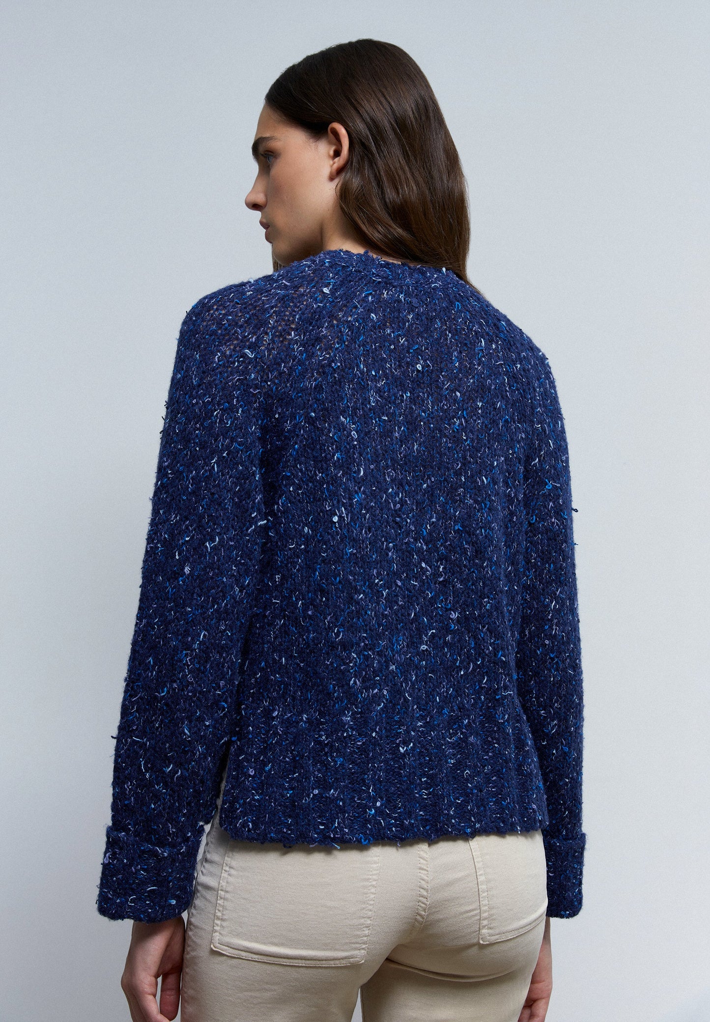 SPECKLED KNIT SWEATER