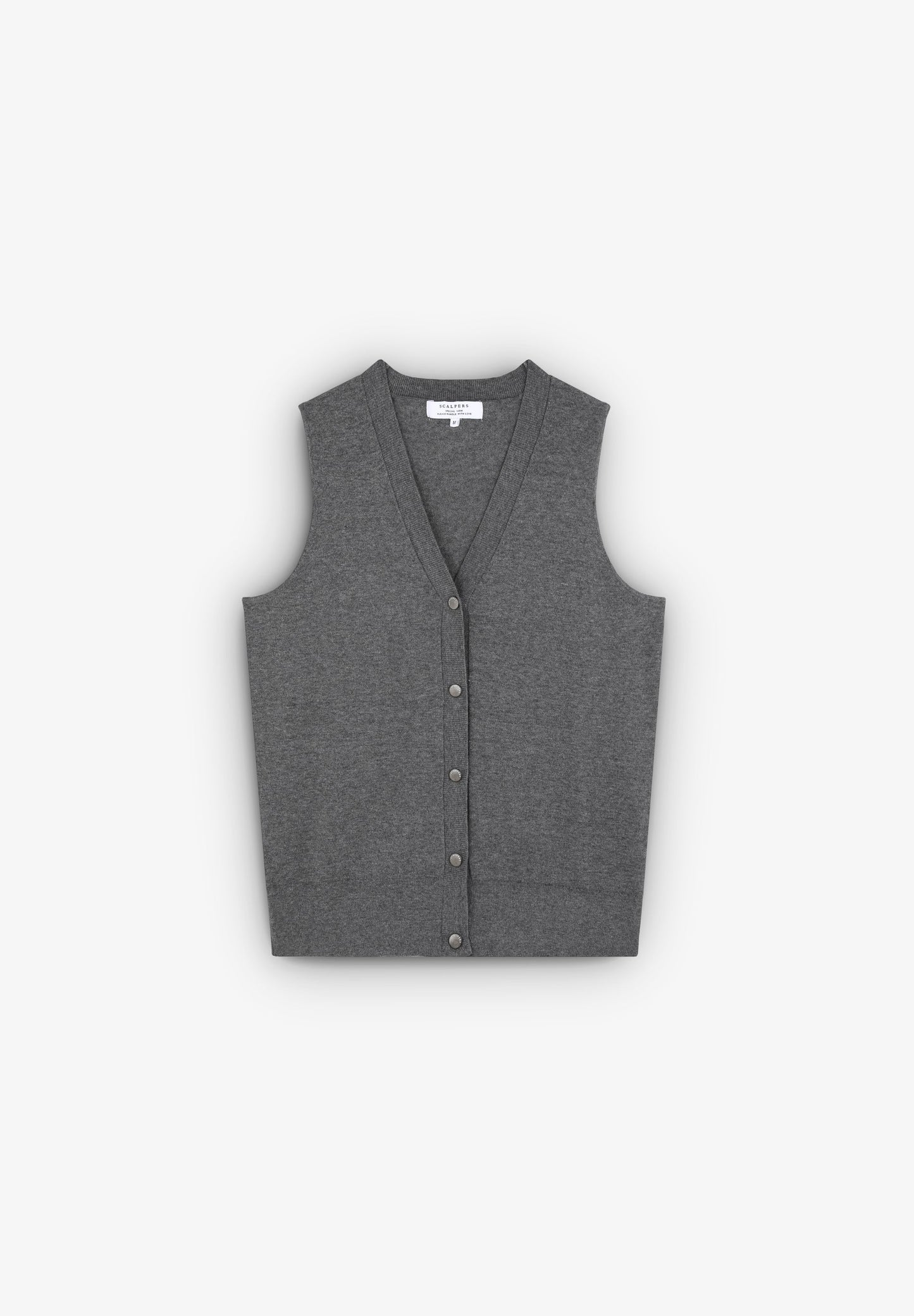 BUTTONED KNIT VEST