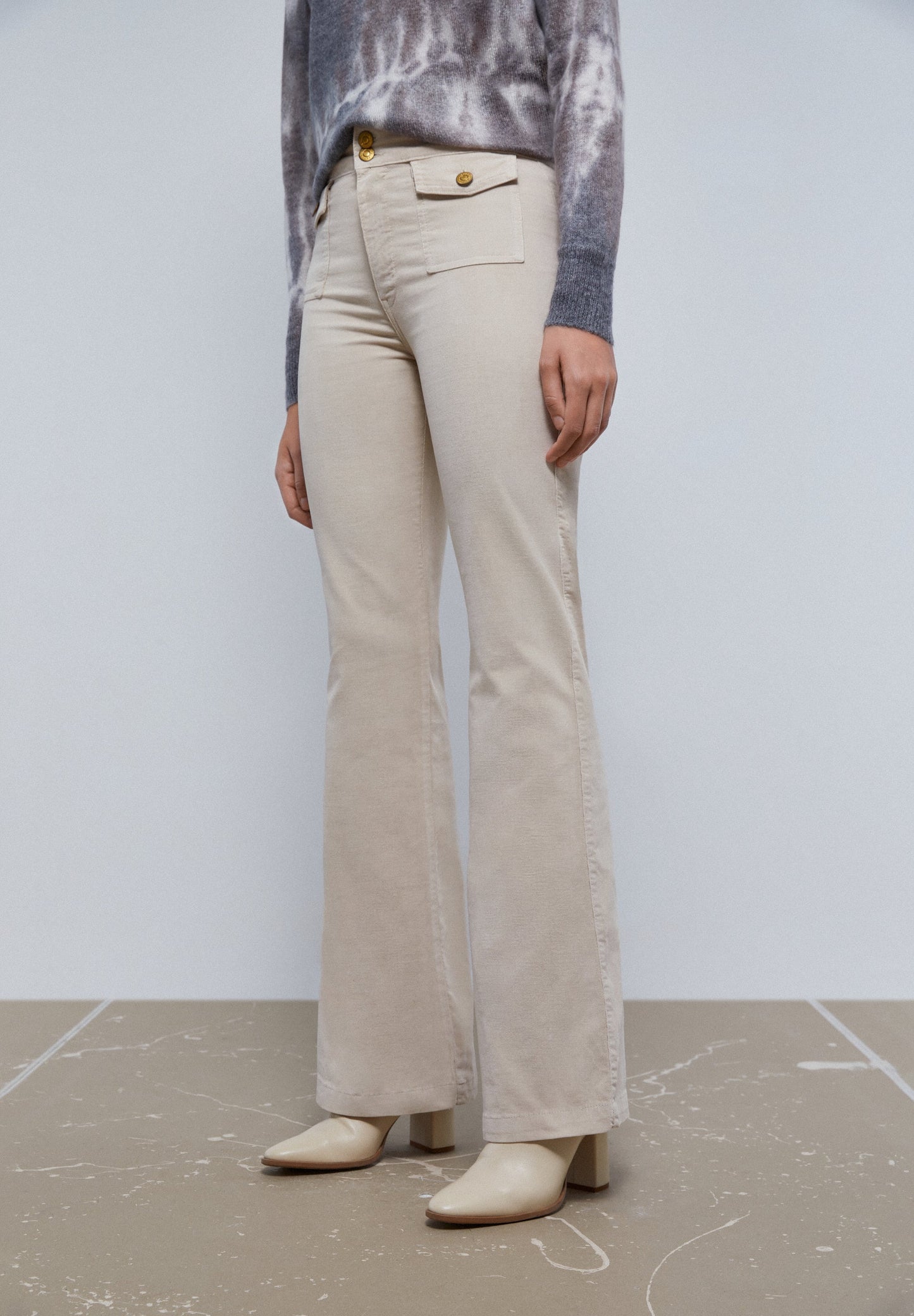 CORDUROY BOOTCUT TROUSERS