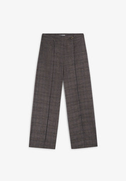BROWN CHECK PANT