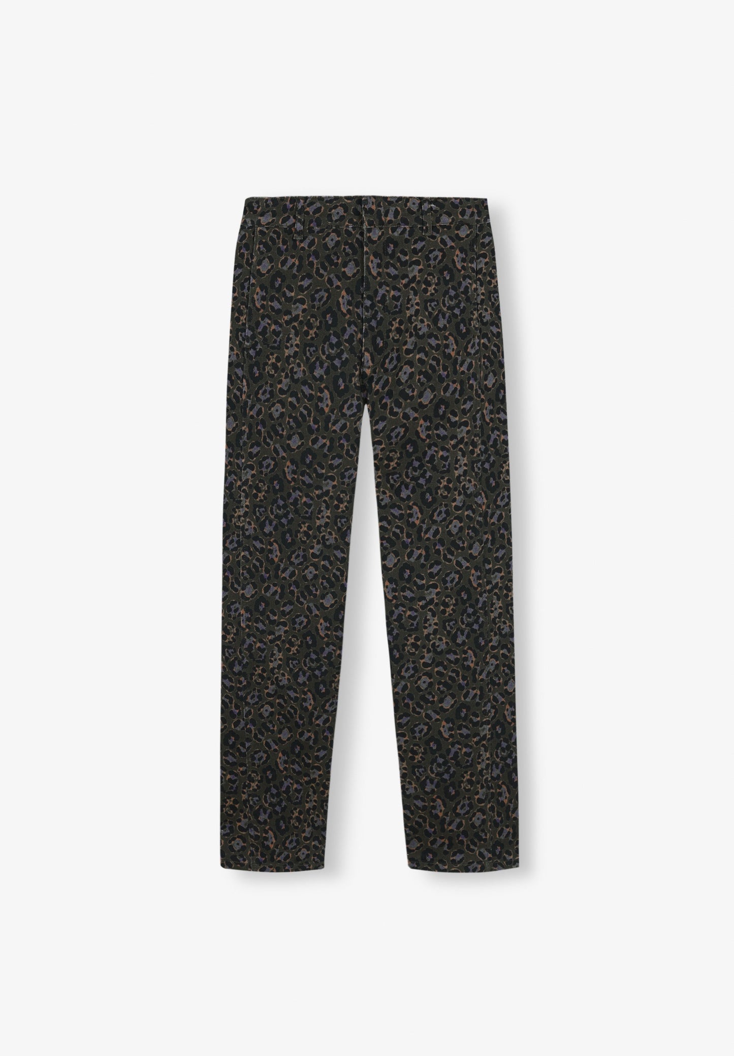 ANIMAL PRINT CHINO TROUSERS