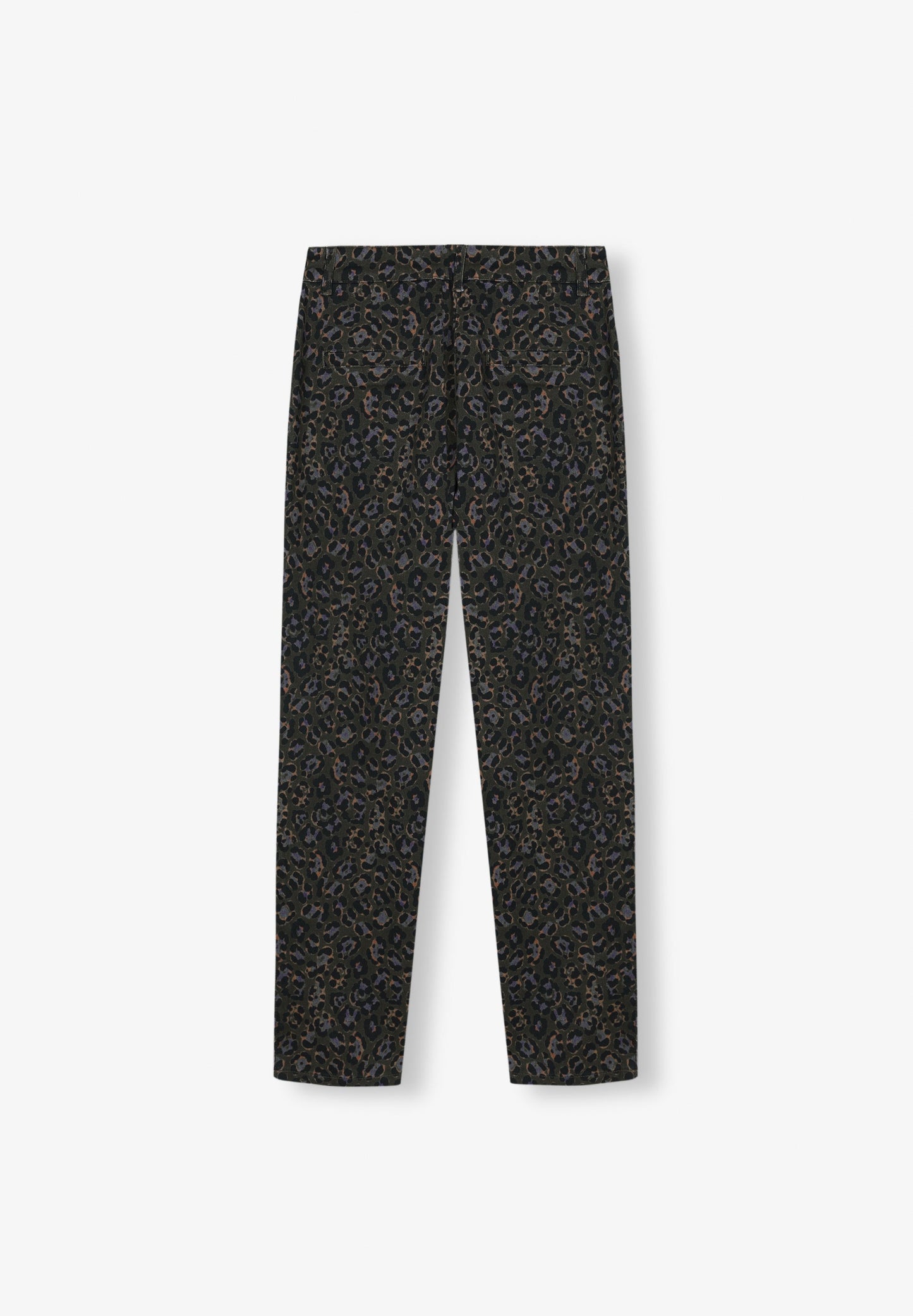 ANIMAL PRINT CHINO TROUSERS