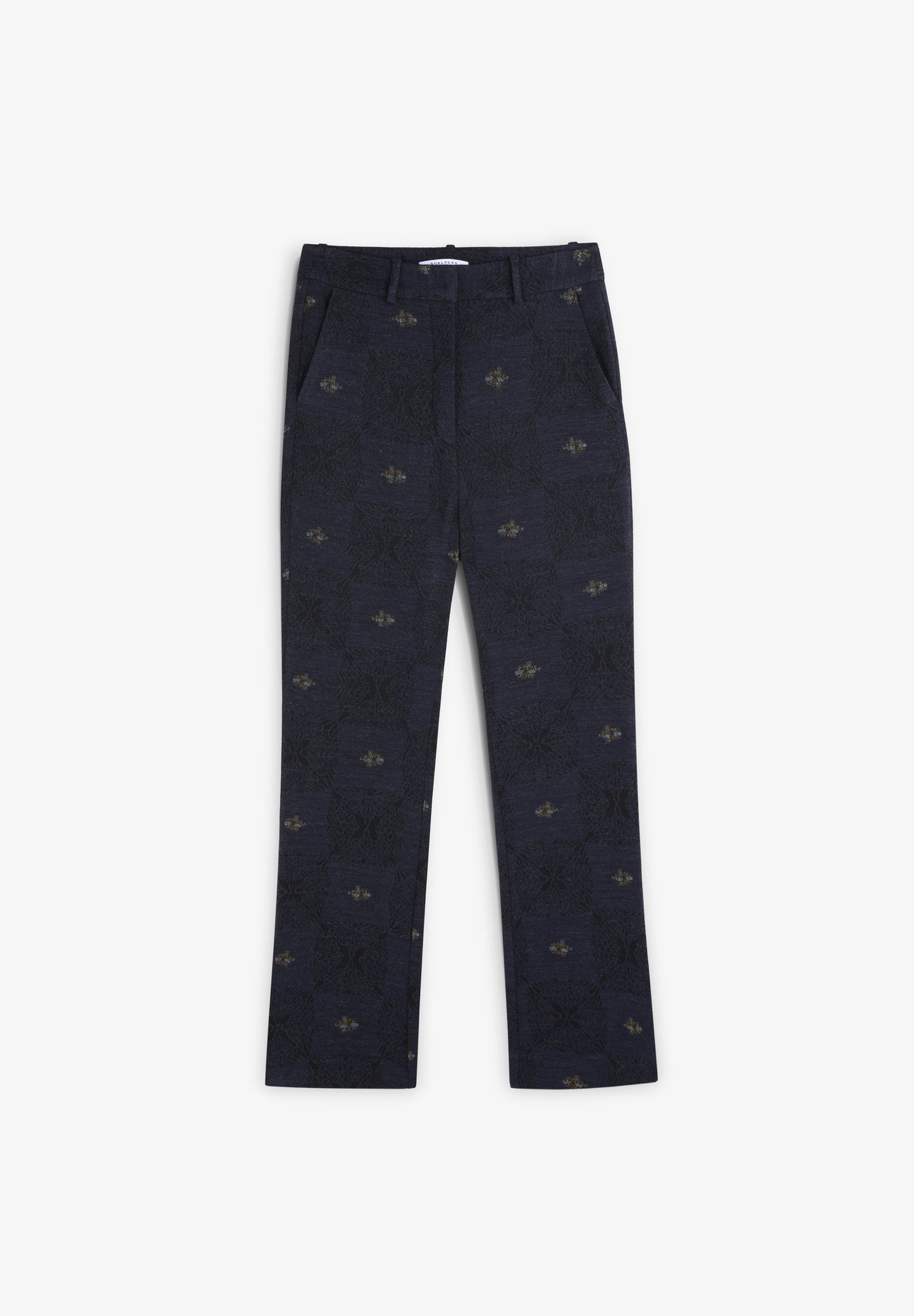 FLARE MOTIF TROUSERS
