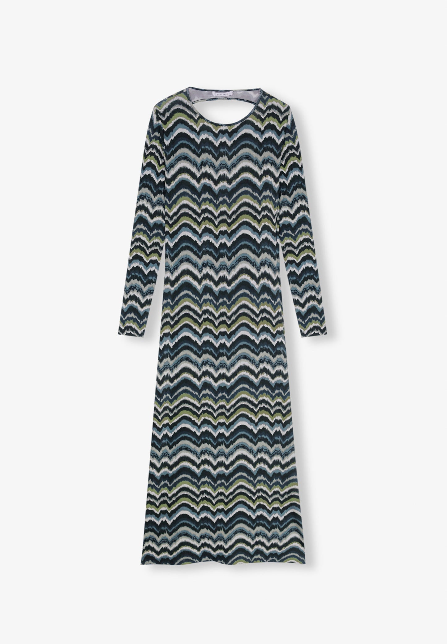 MIDI DRESS WITH BACK VENT