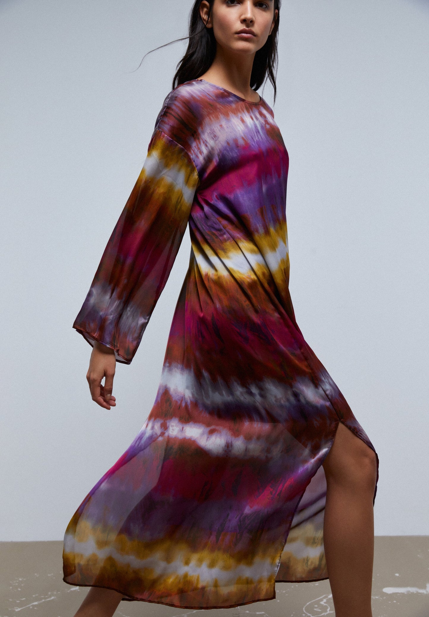 TIE-DYE TUNIC DRESS