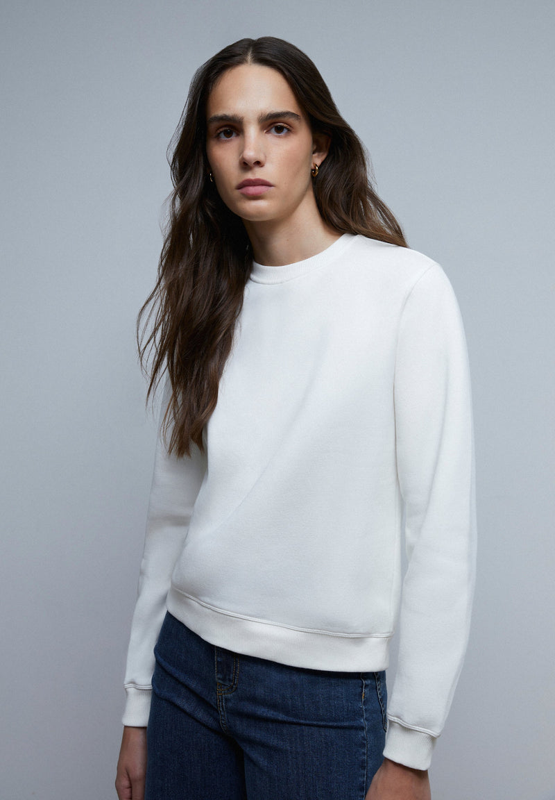 SWEATSHIRT WITH VERTICAL LOGO
