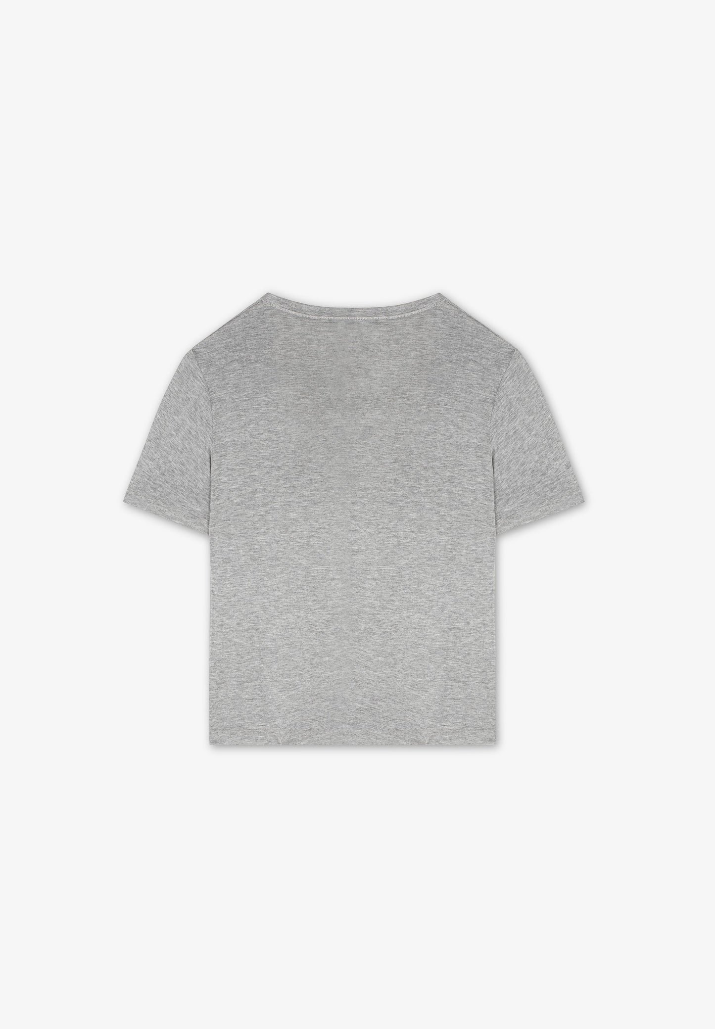 SIDE GATHERED LUREX T-SHIRT