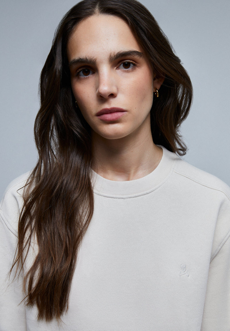 BASIC SKULL SWEATSHIRT