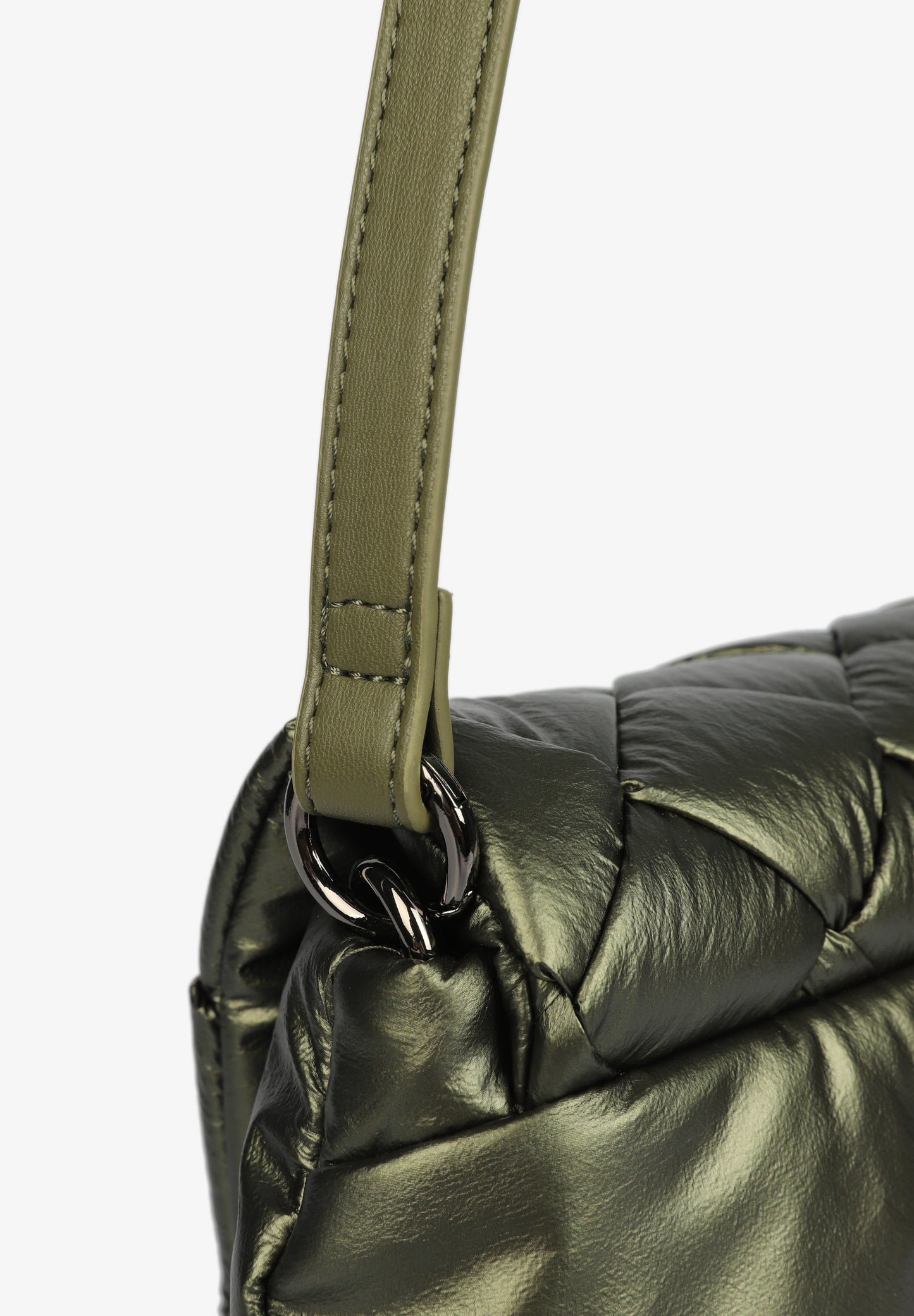 QUILTED BAG WITH MULTIPOSITION HANDLE