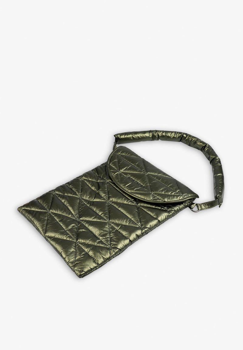 METALLISED PADDED COMPUTER CASE
