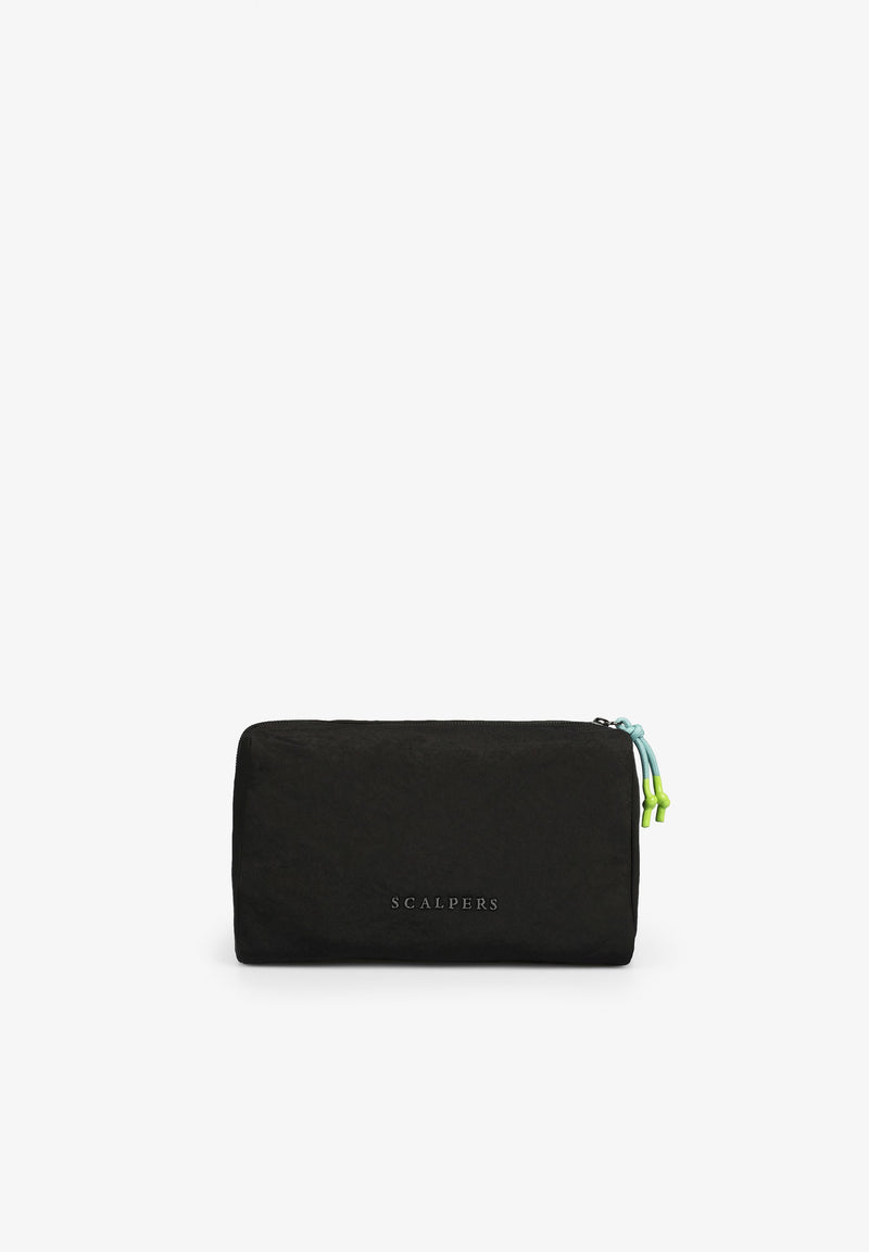 TOILETRY BAG WITH ZIP DETAIL