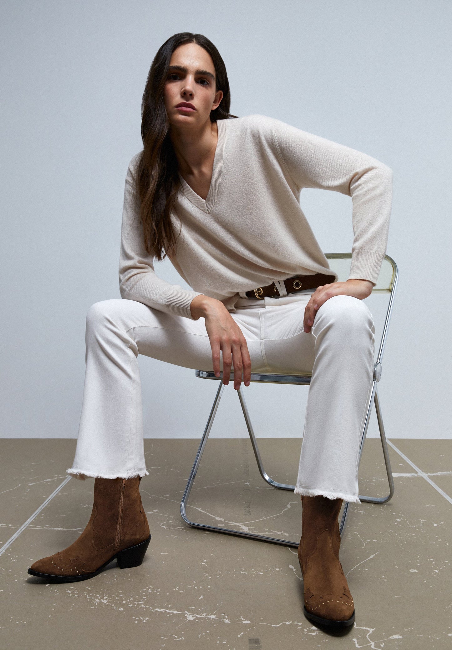 CASHMERE KNIT SWEATER