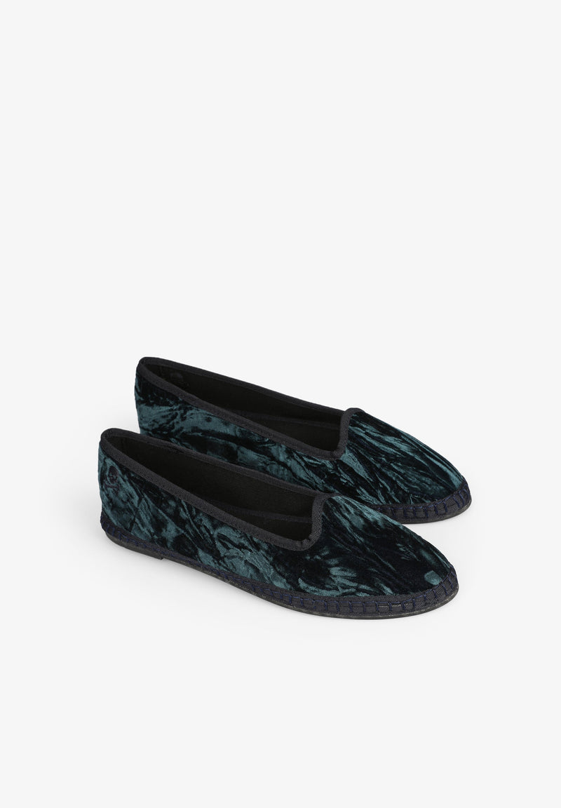 VELVET SLIPPERS