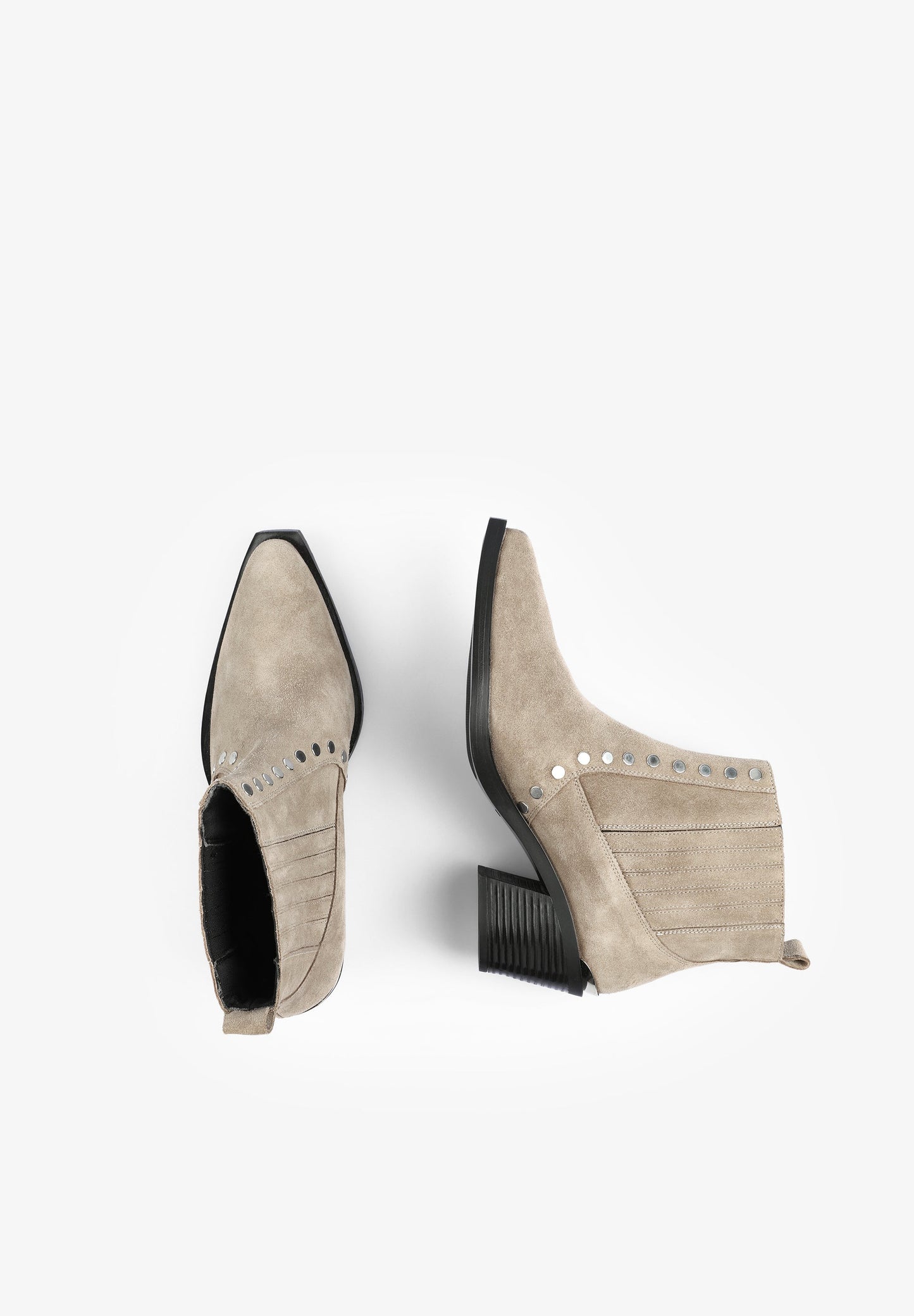 COWBOY ANKLE BOOTS WITH STUDS