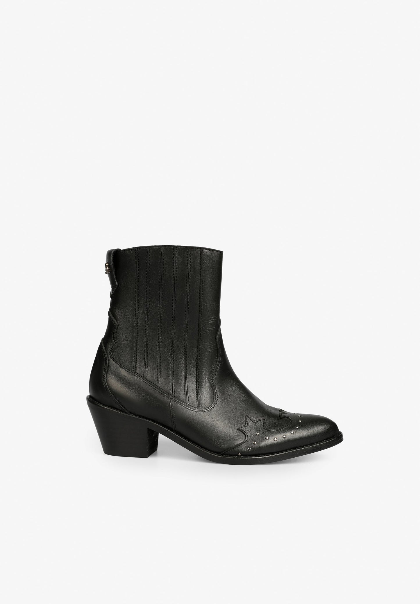 COWBOY ANKLE BOOTS WITH STUDS