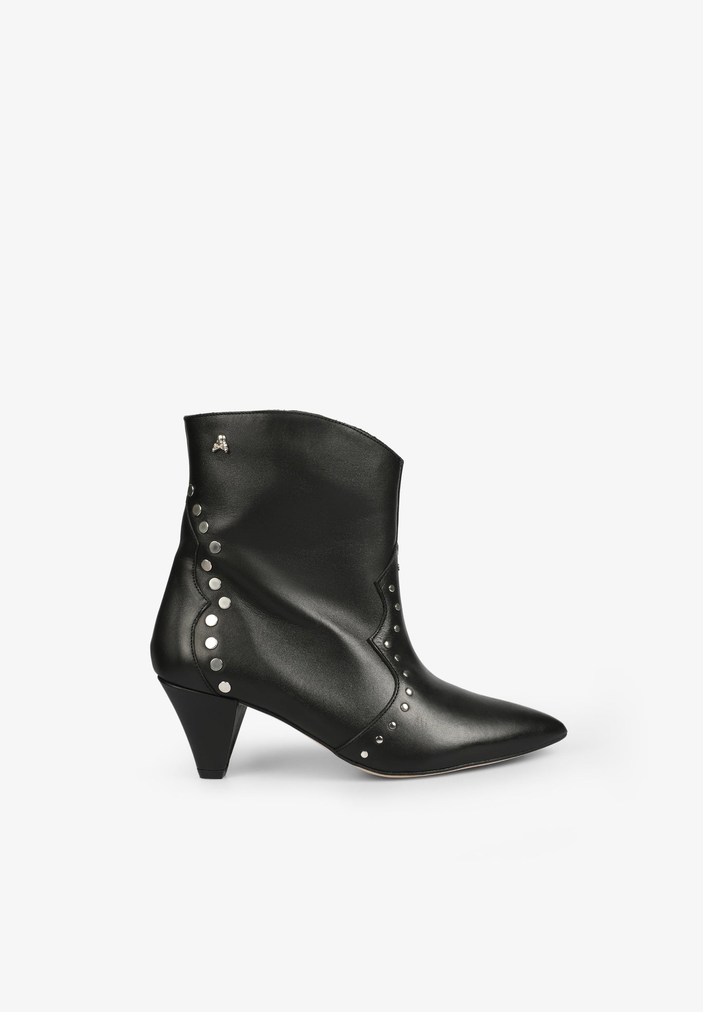 POINTED TOE STUDDED COWBOY BOOTS