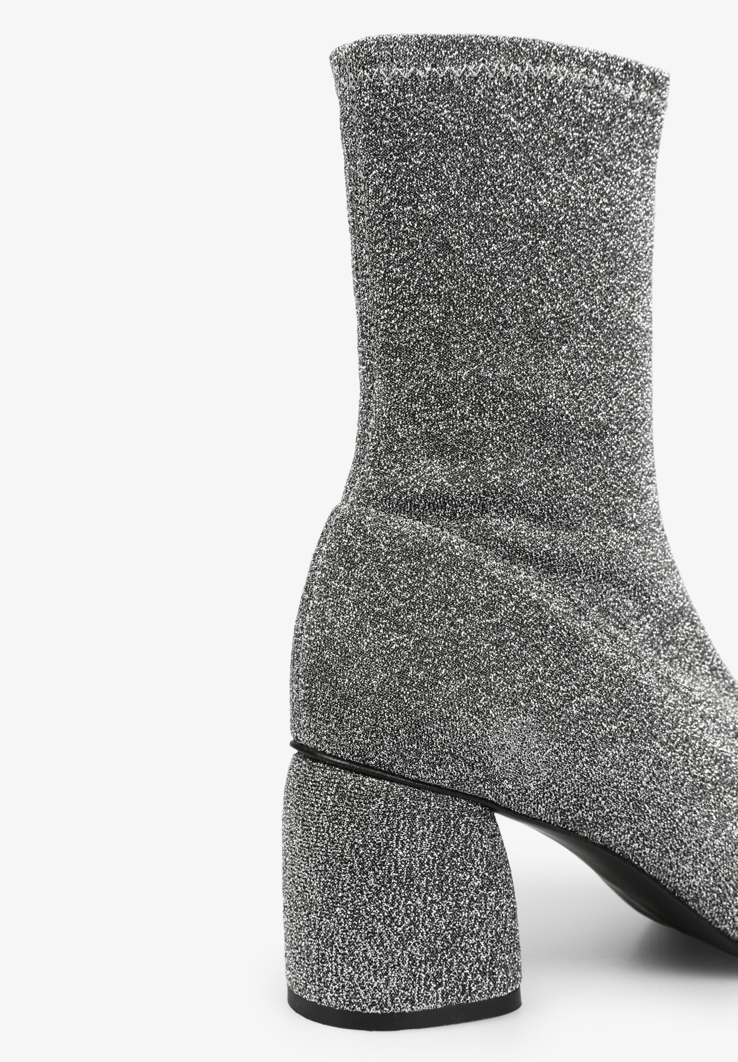 LUREX HEELED ANKLE BOOTS