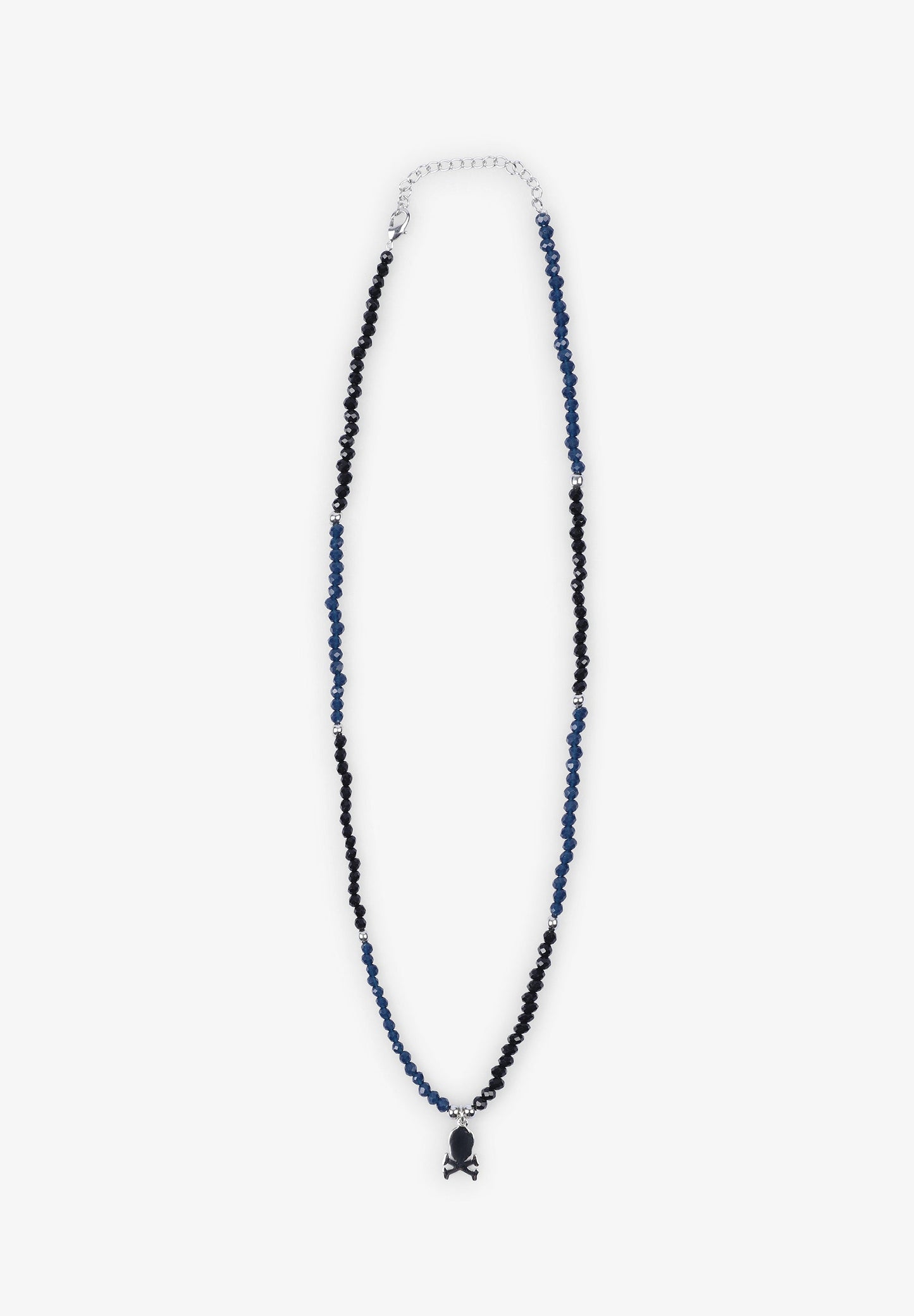 BEAD AND SKULL NECKLACE