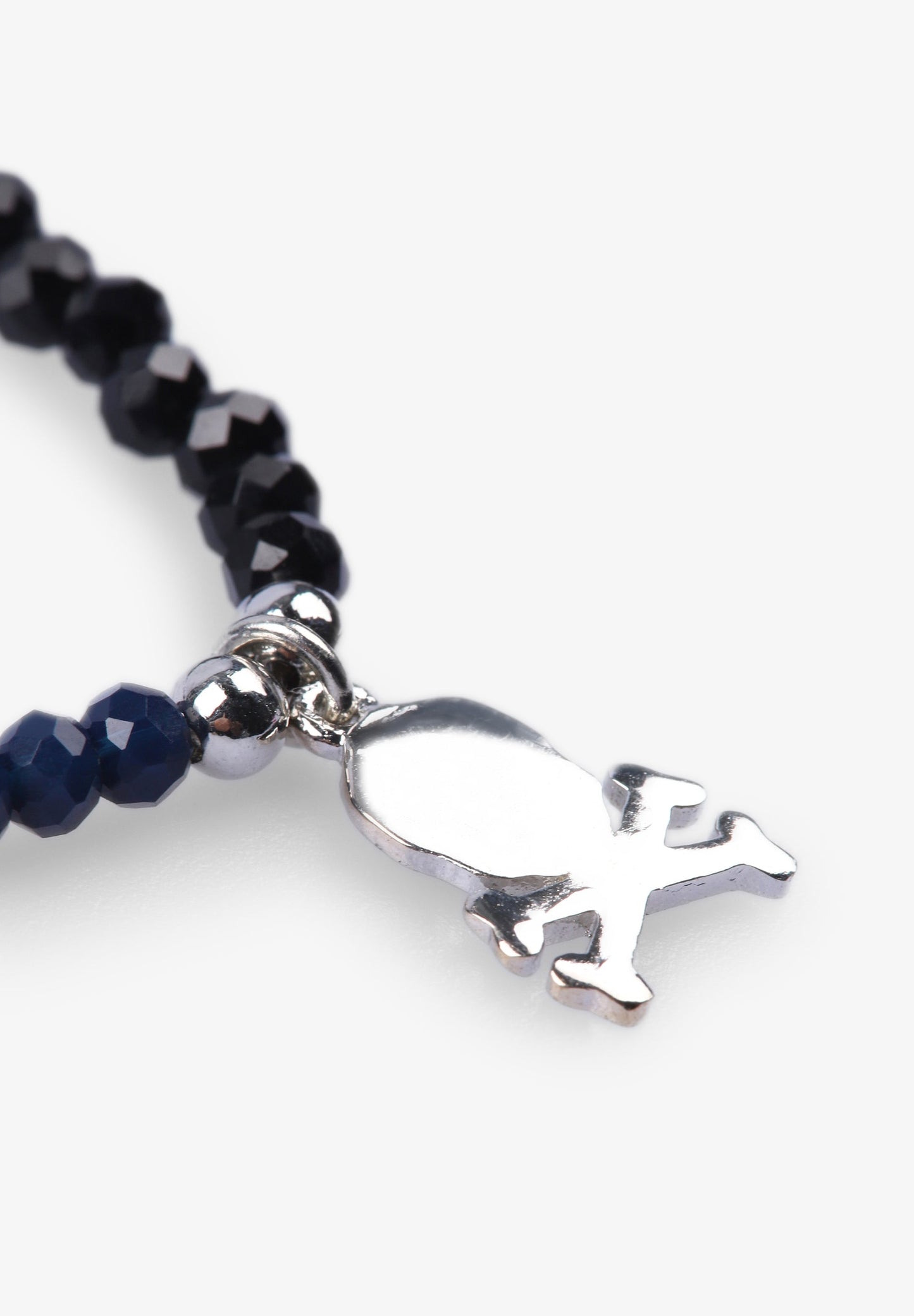 BEAD AND SKULL NECKLACE