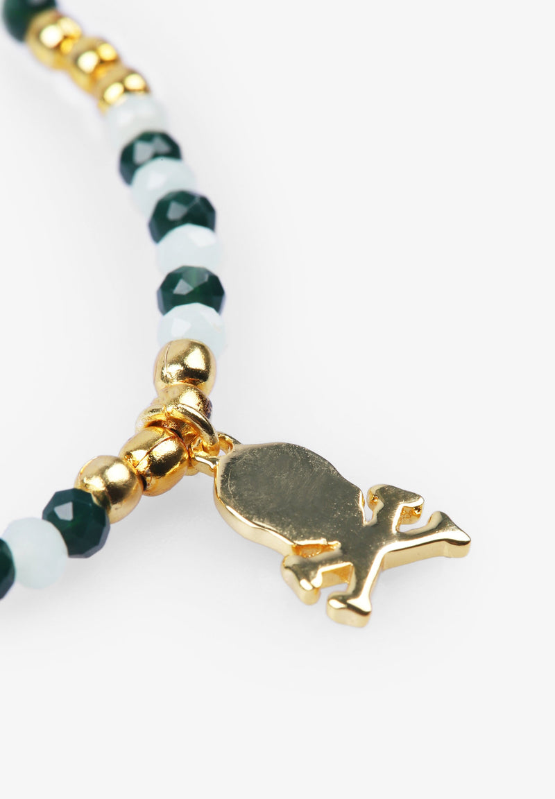 BEAD AND SKULL BRACELET