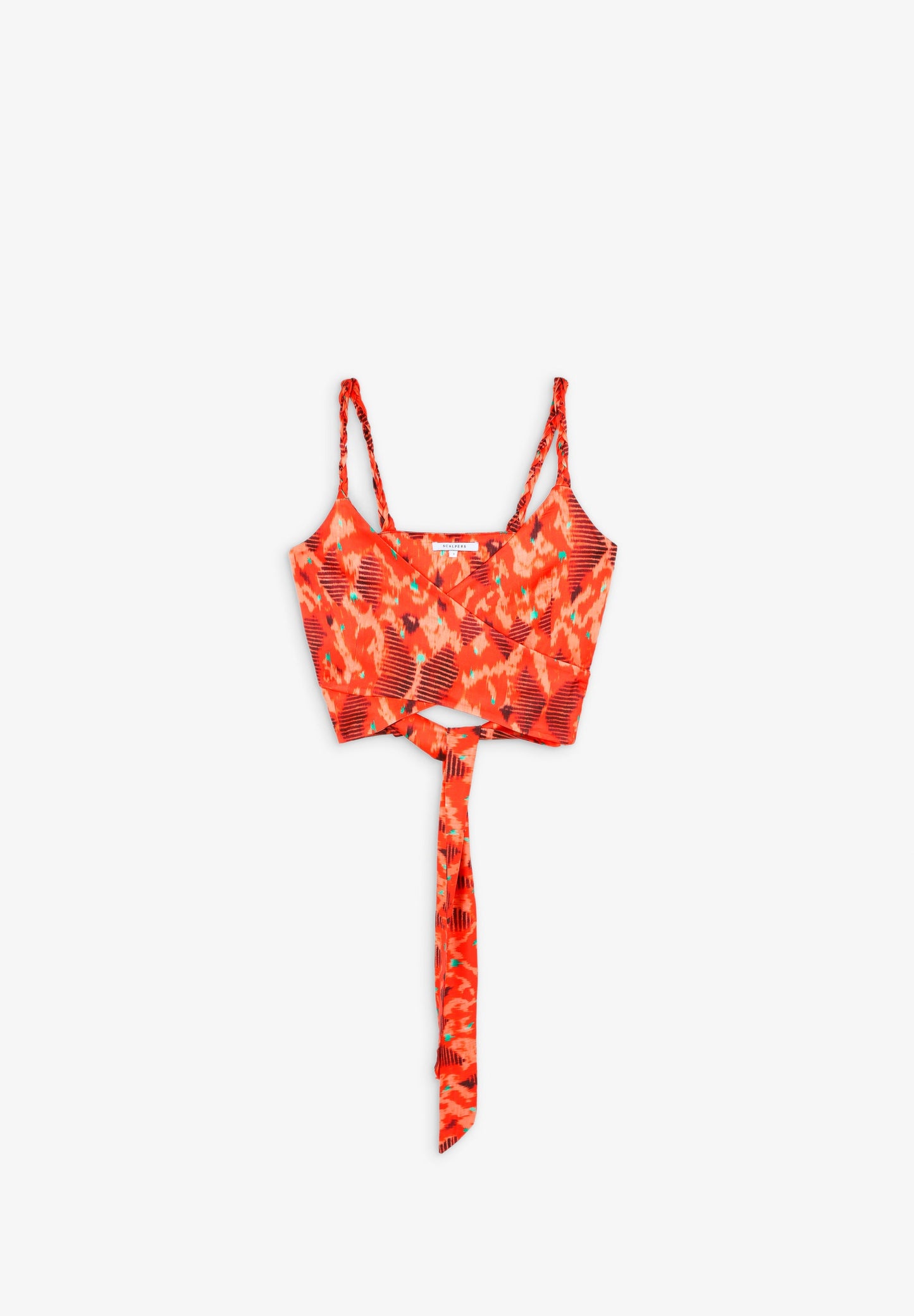 CROSSOVER PRINTED TOP