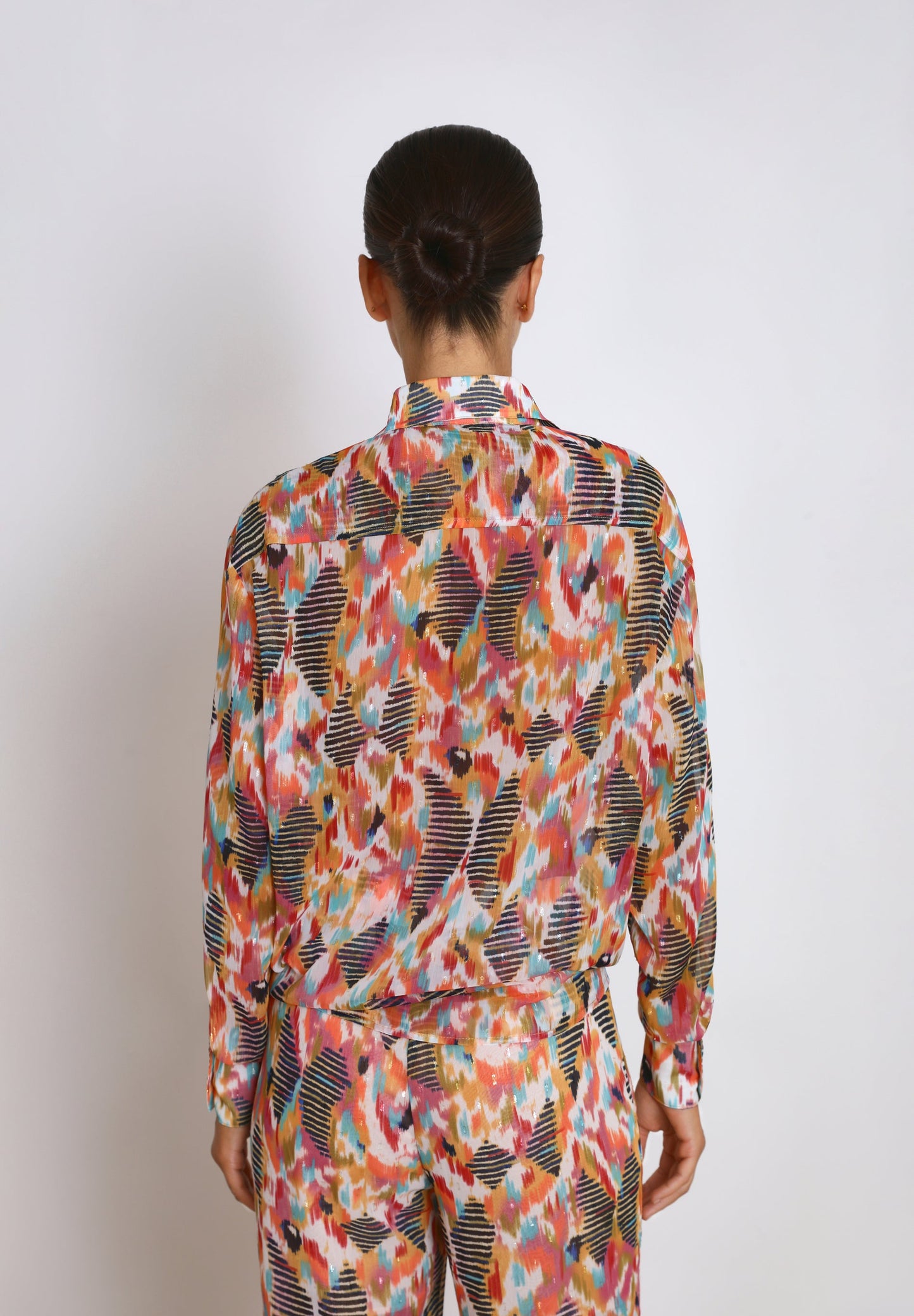 PRINT SHIRT WITH KNOT