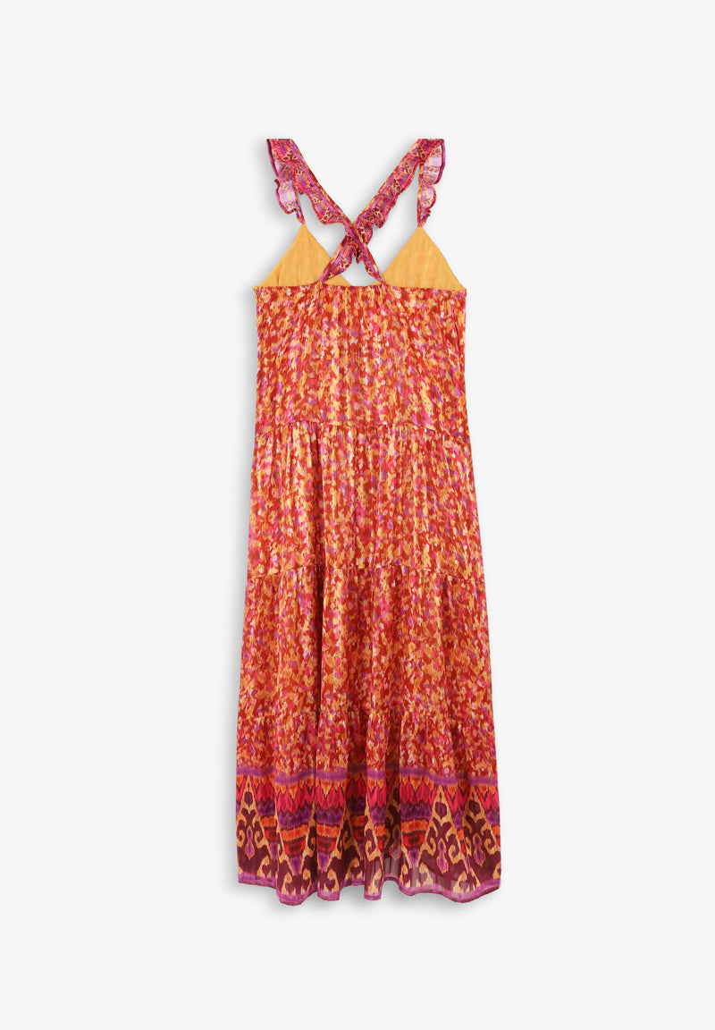LONG DRESS WITH CROSSED BACK
