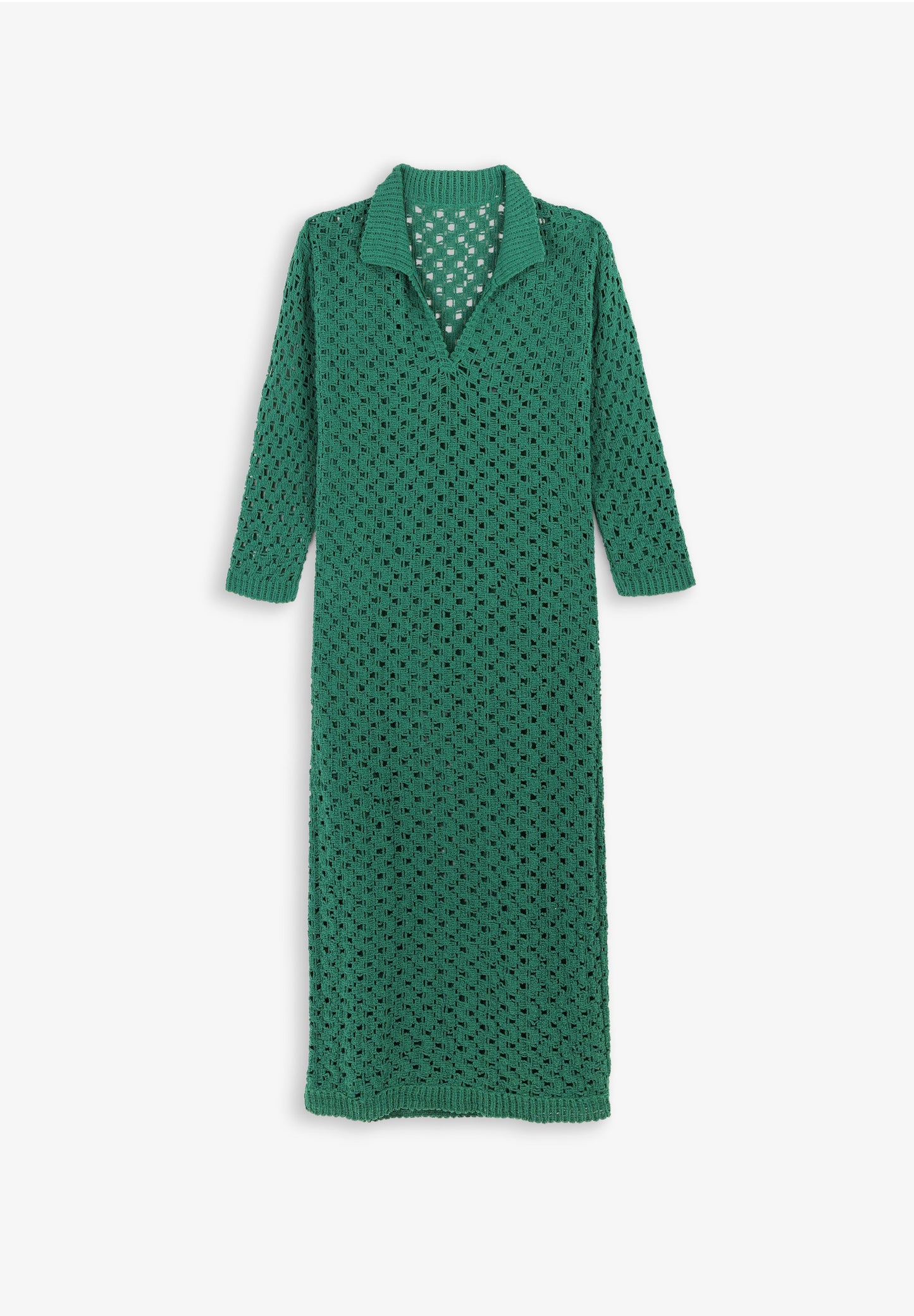CROCHET POLO DRESS