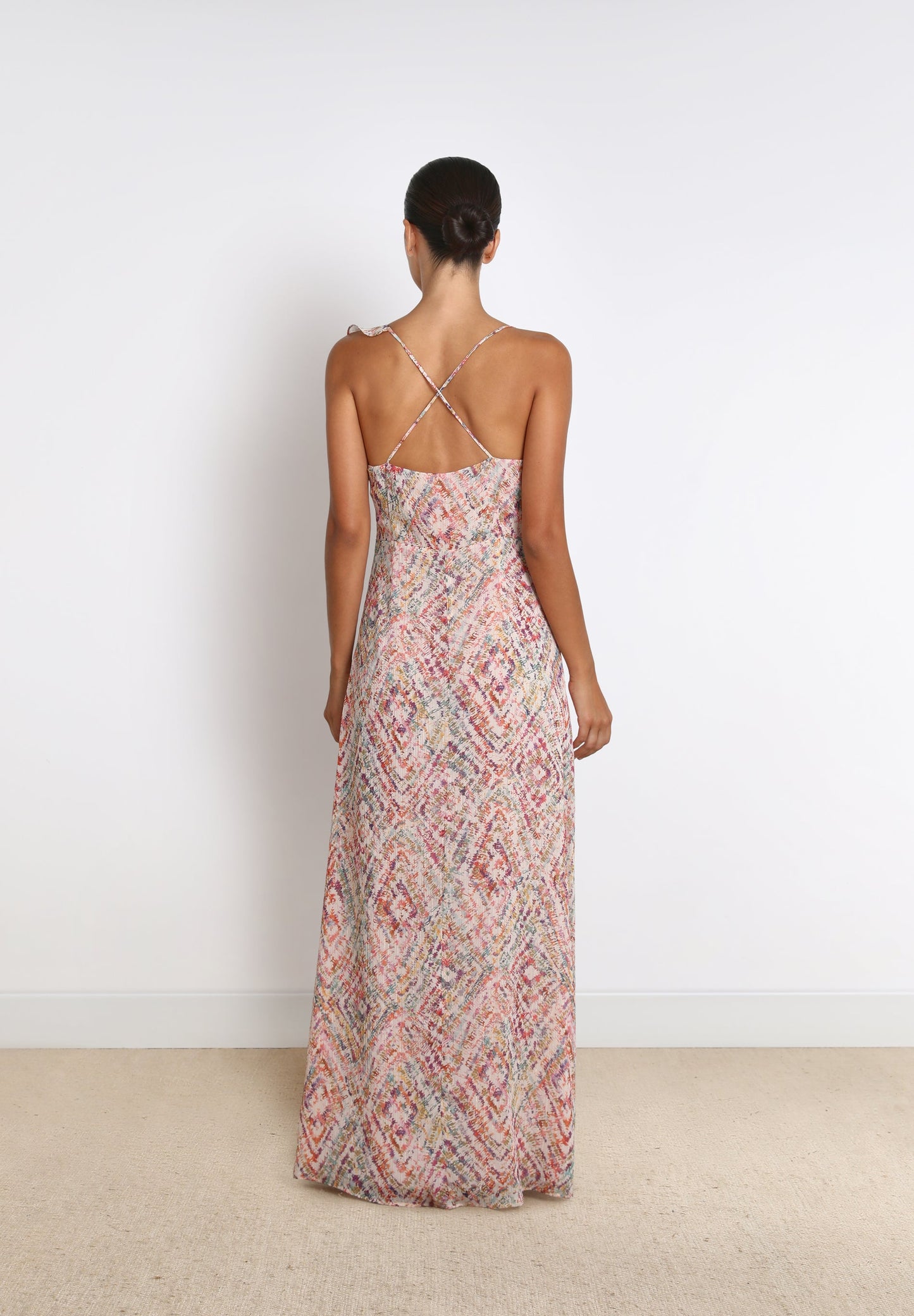 LONG DRESS WITH RUFFLE