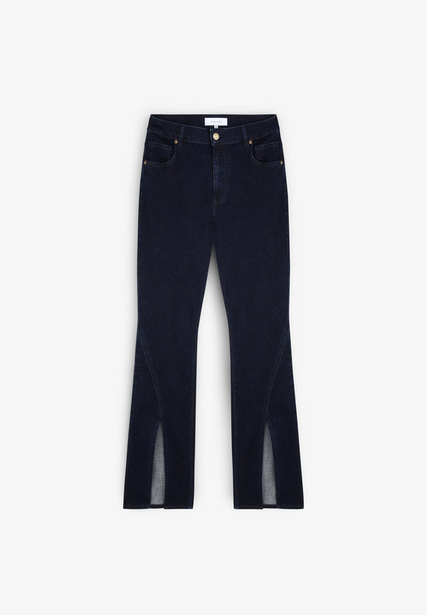 FRONT OPEN BOOTCUT DENIM