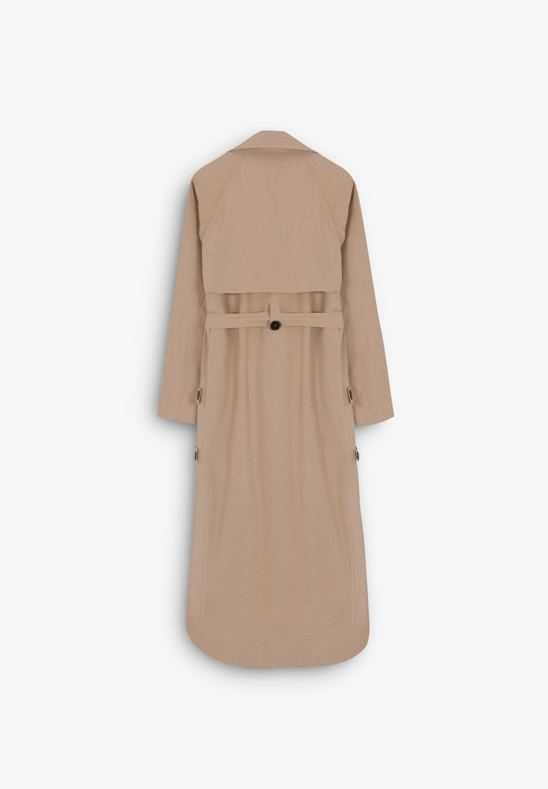TRENCH COAT WITH SIDE VENT DETAIL – Scalpers ROW