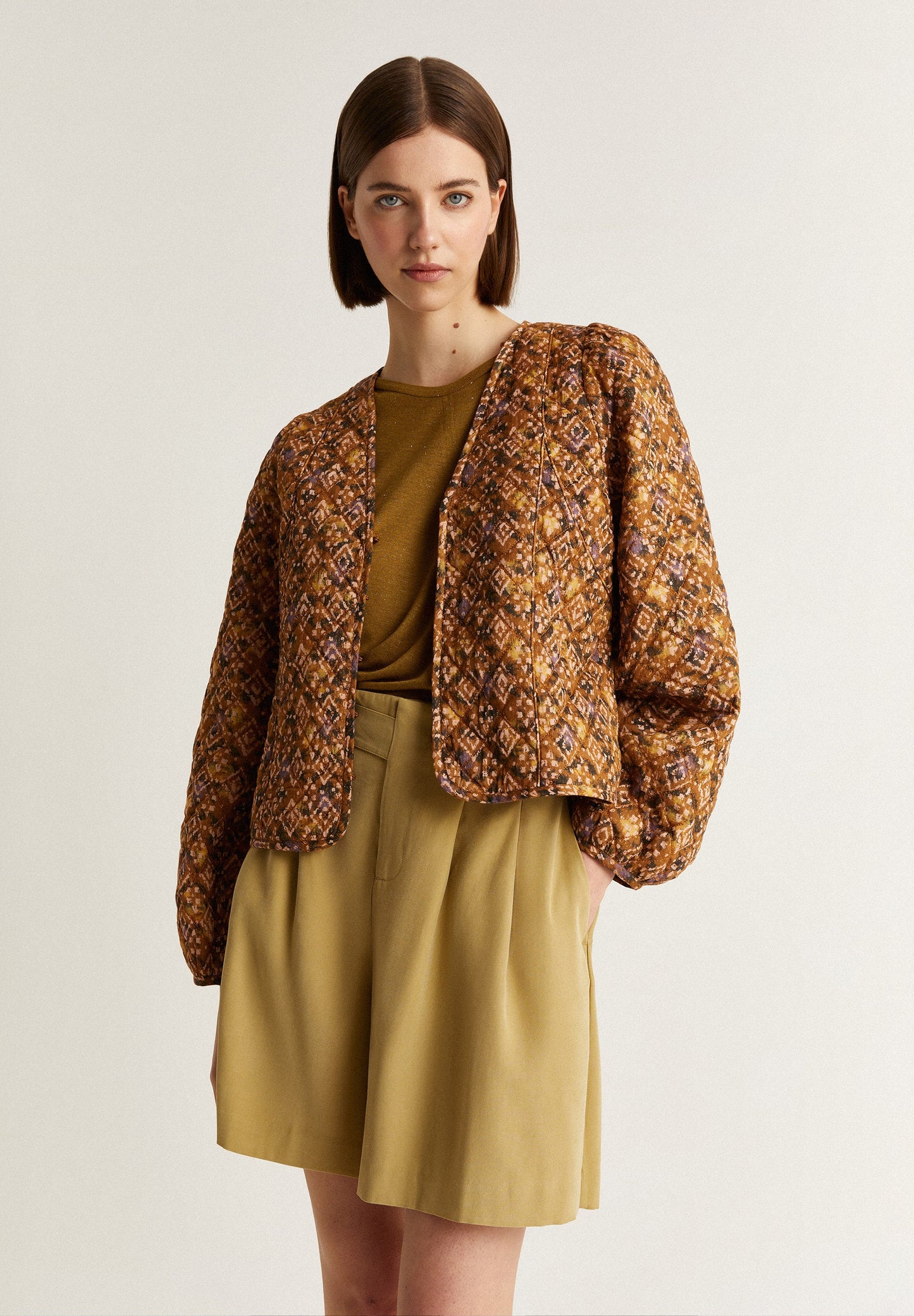 ETHNIC PUFFER JACKET