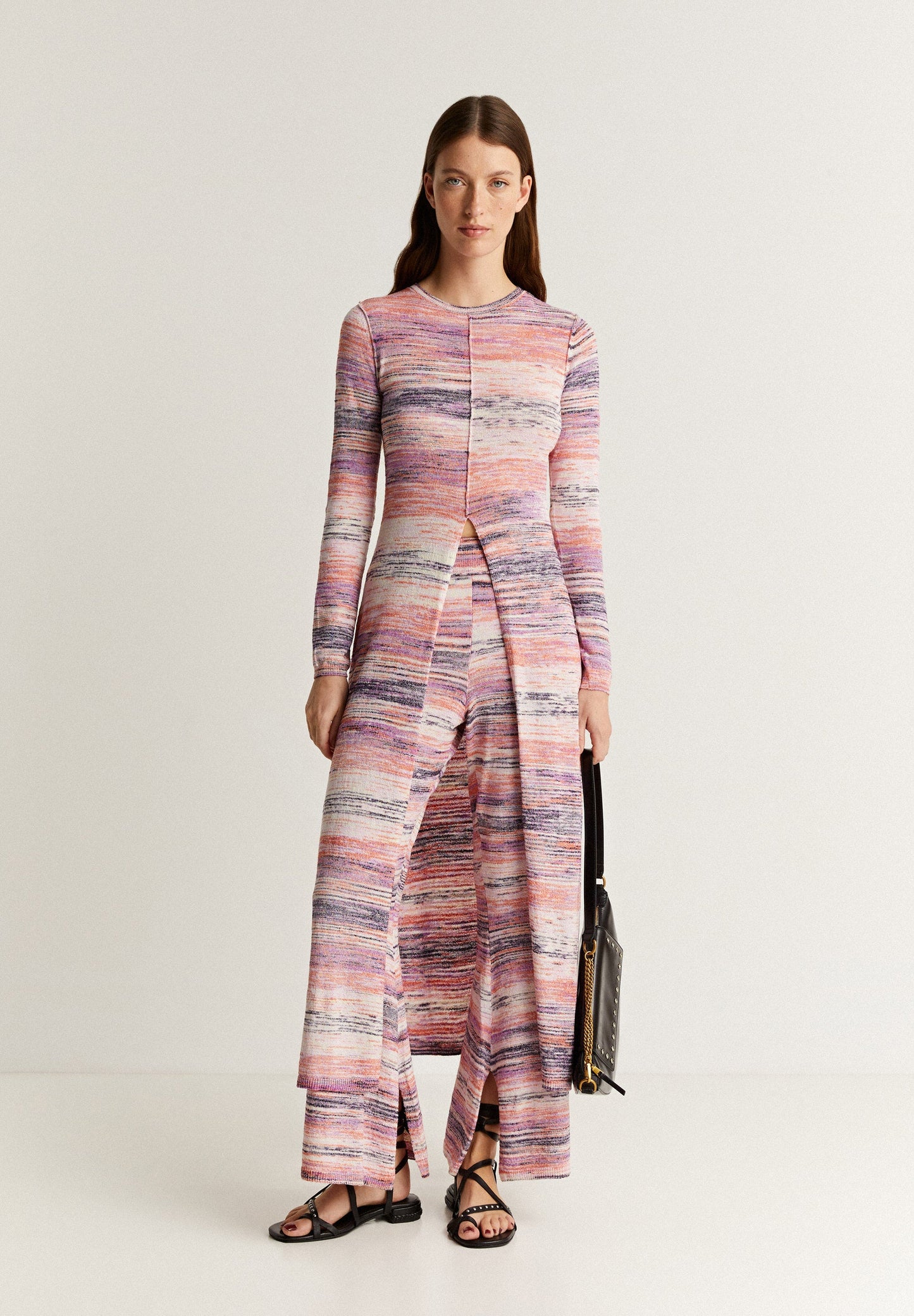 STRAIGHT KNIT TROUSERS