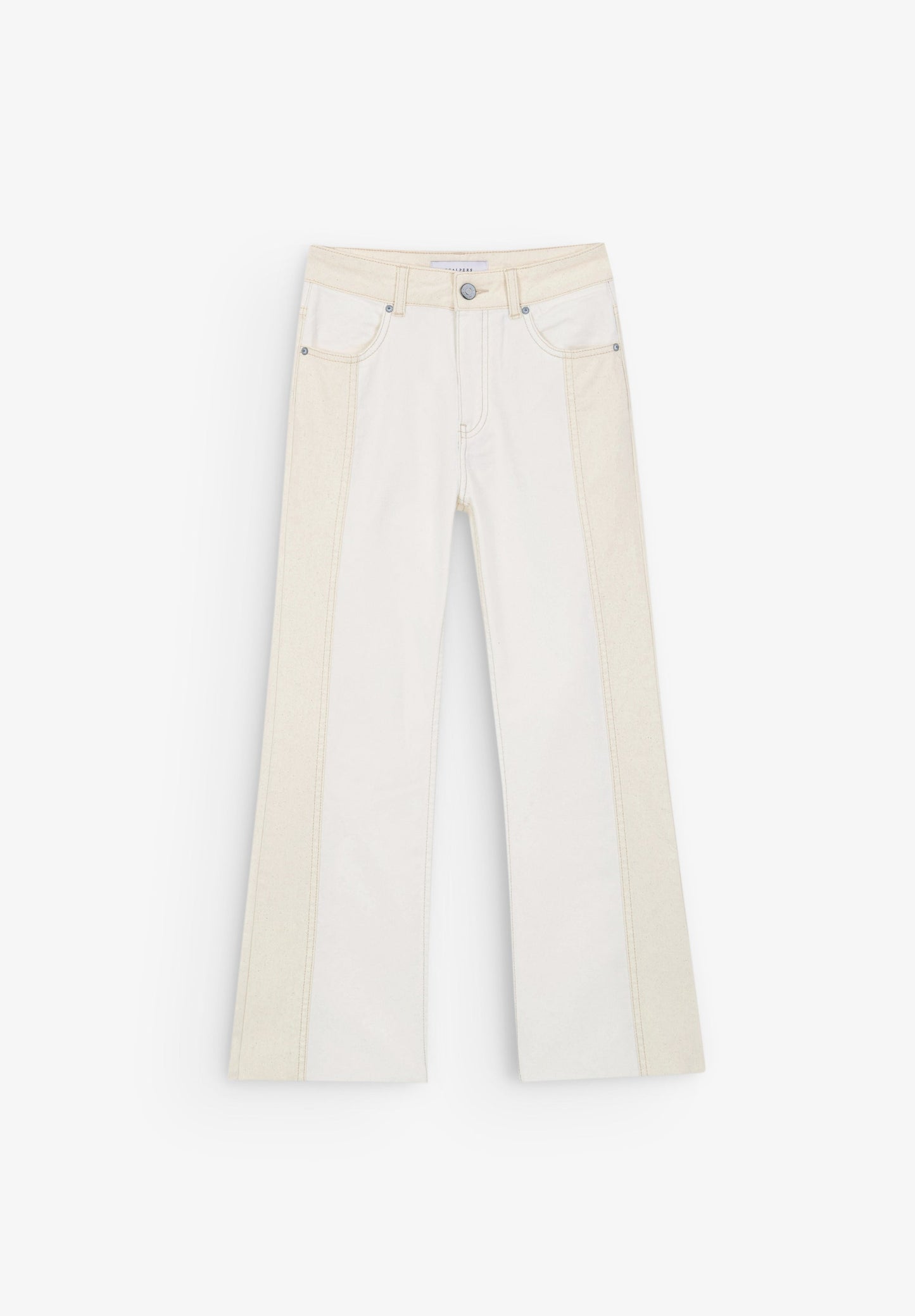 ANKLE FLARE CONTRAST DETAIL JEANS