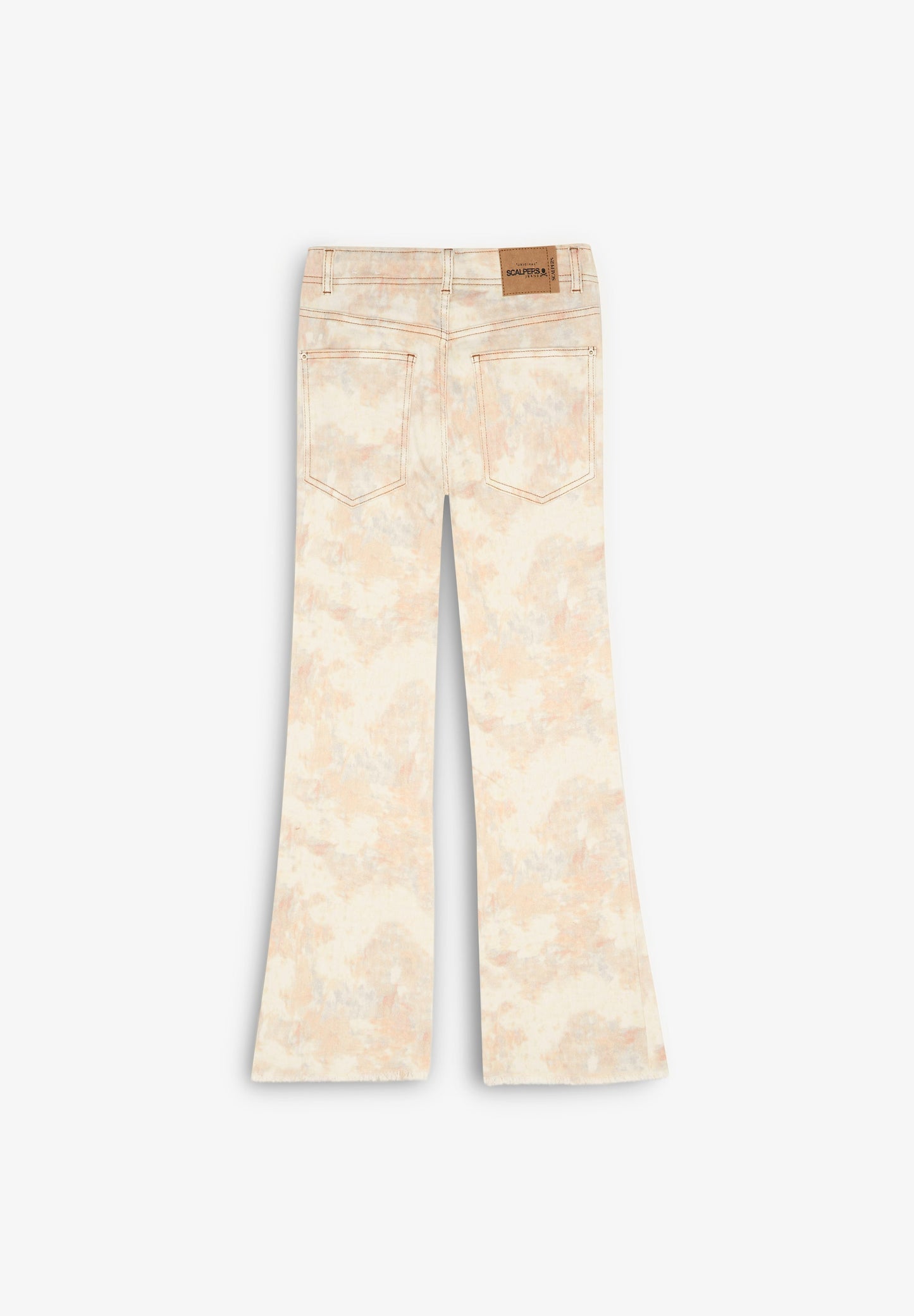 ANKLE FLARE TIE-DYE JEANS