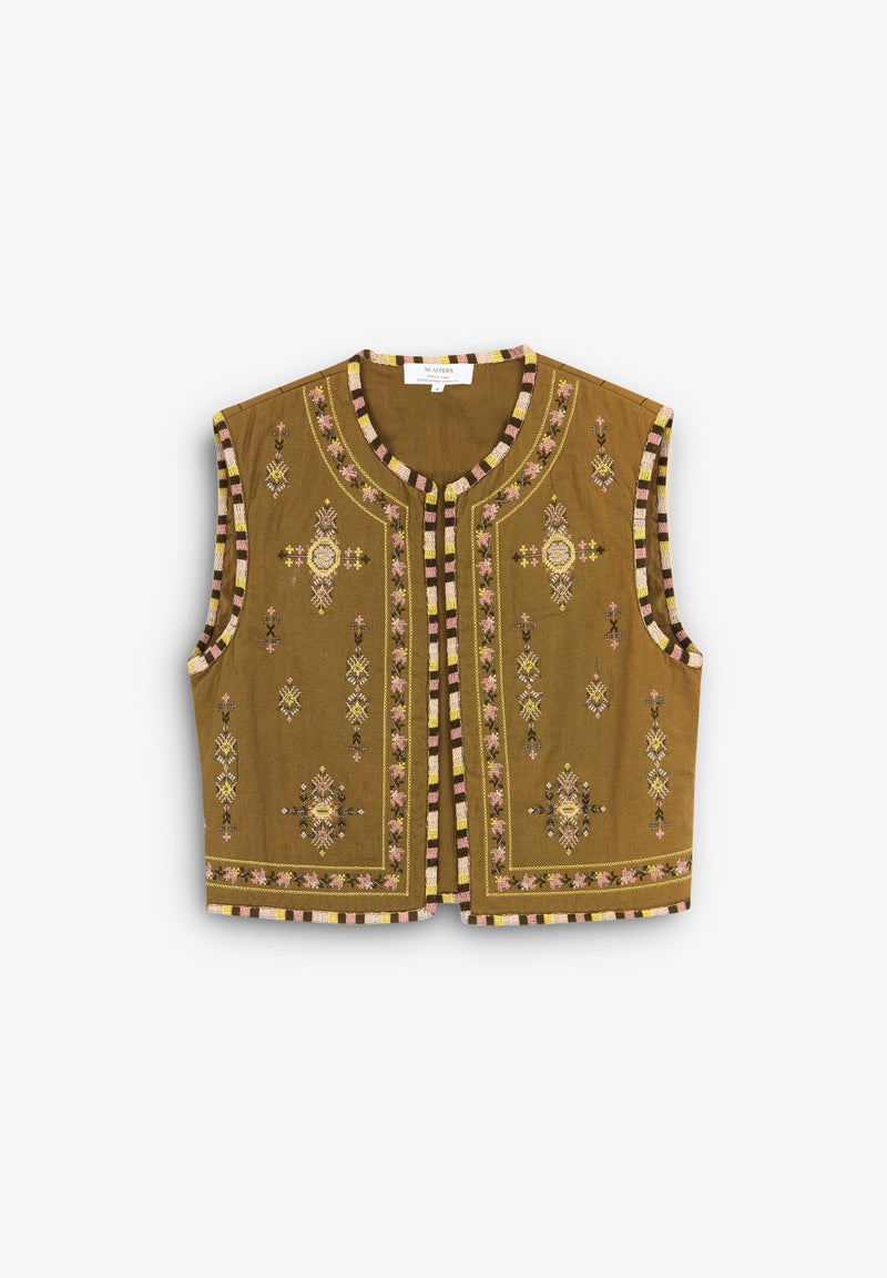 EMBROIDERED WAISTCOAT
