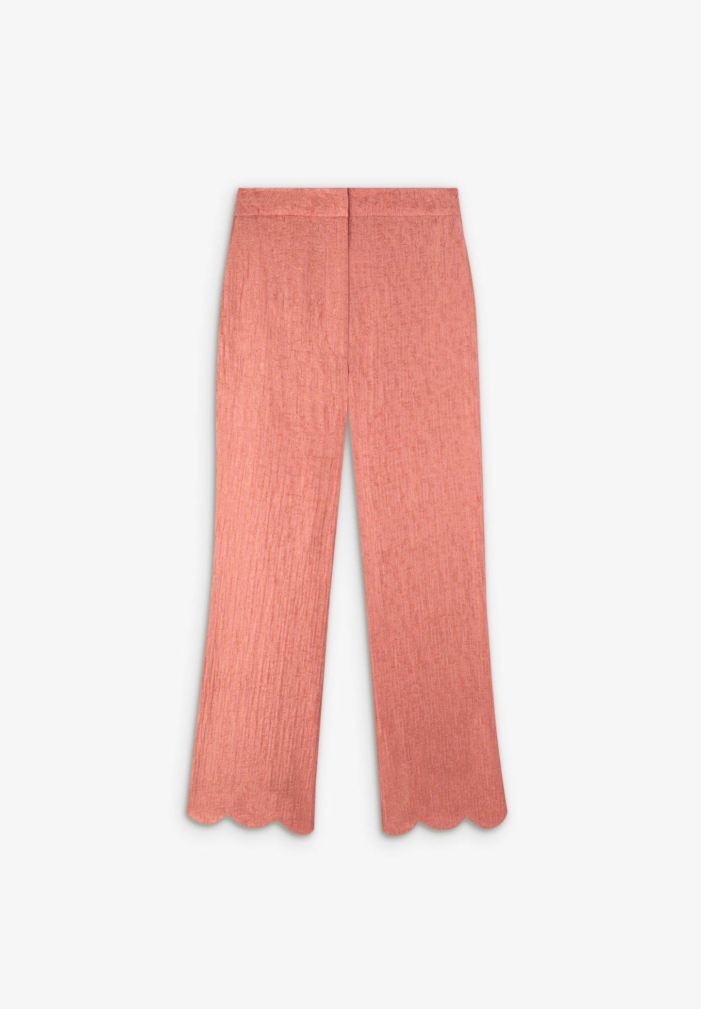 TROUSERS WITH WAVED HEM